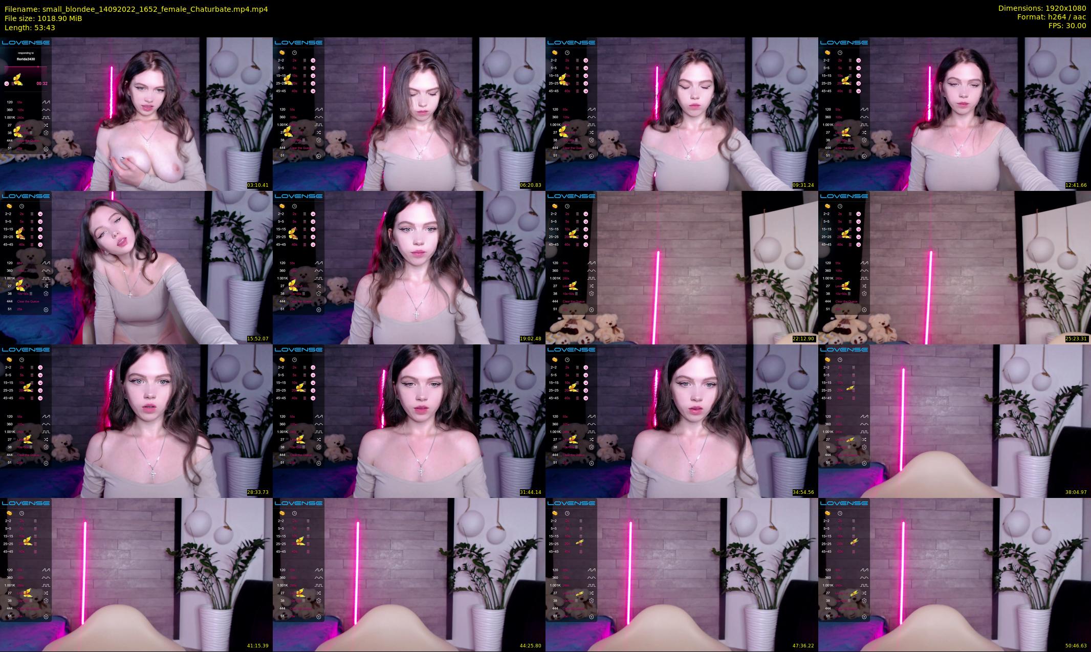 small_blondee — 54 minute Chaturbate female cam show recording, 1080p, Sep 14, 2022