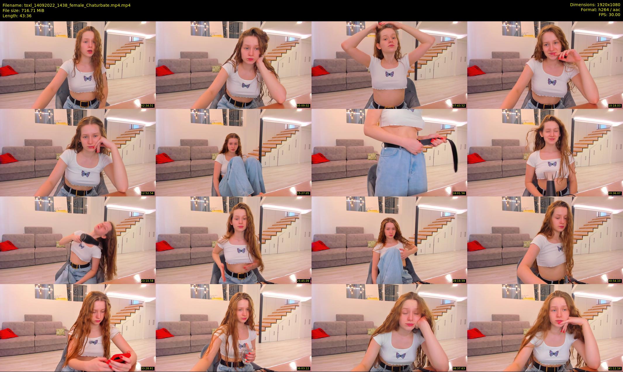toxl — 44 minute Chaturbate female cam show recording, 1080p, Sep 14, 2022