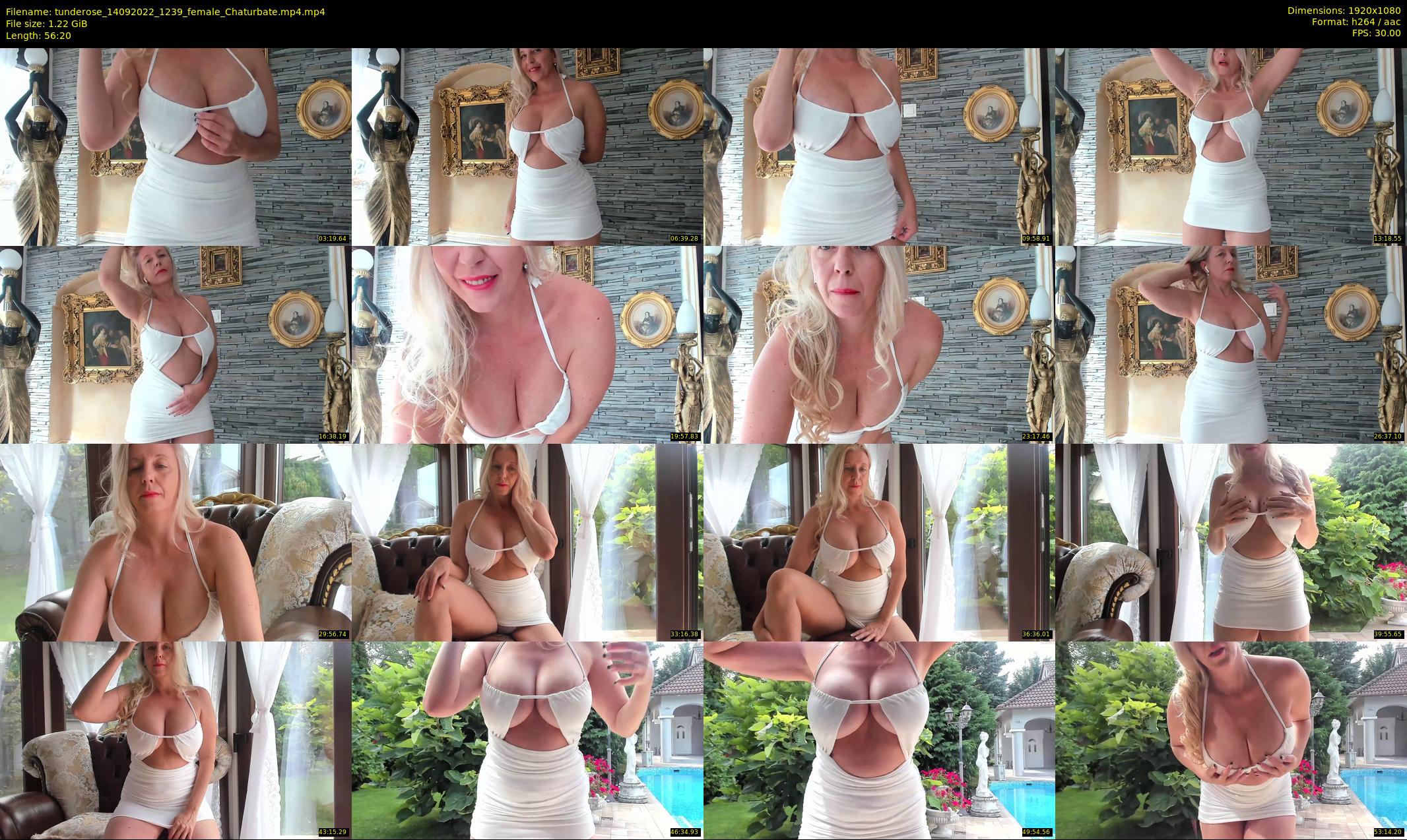tunderose — 57 minute Chaturbate female cam show recording, 1080p, Sep 14, 2022