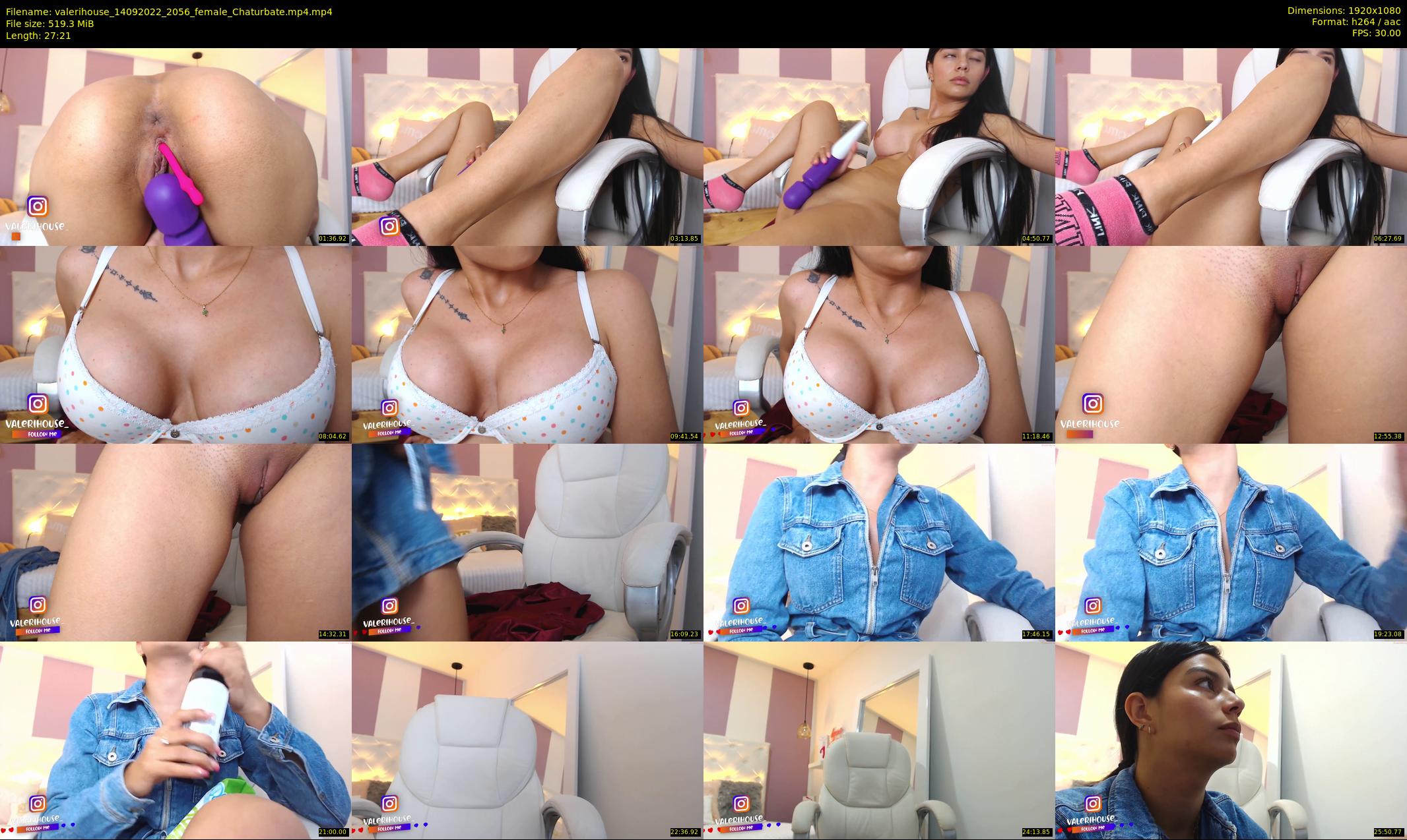 valerihouse — 28 minute Chaturbate female cam show recording, 1080p, Sep 14, 2022