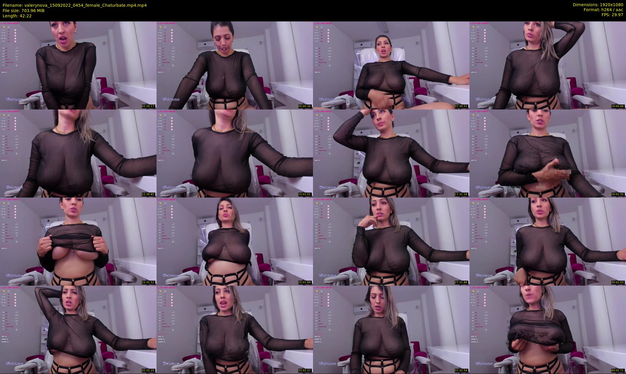 valerynova — 43 minute Chaturbate female cam show recording, 1080p, Sep 15, 2022