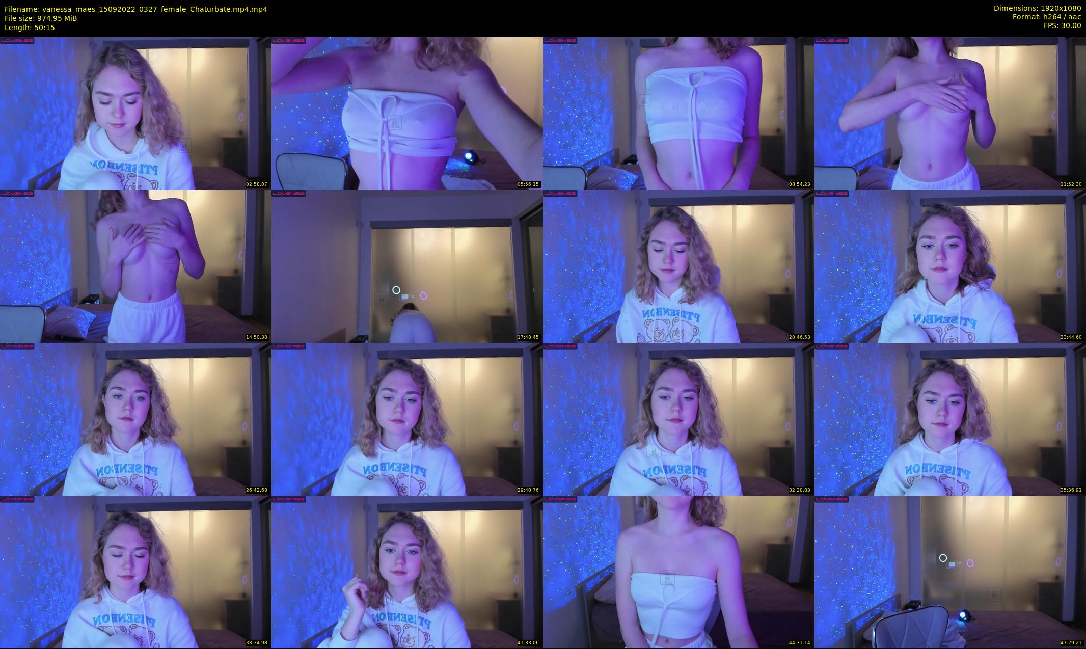vanessa_maes — 51 minute Chaturbate female cam show recording, 1080p, Sep 15, 2022