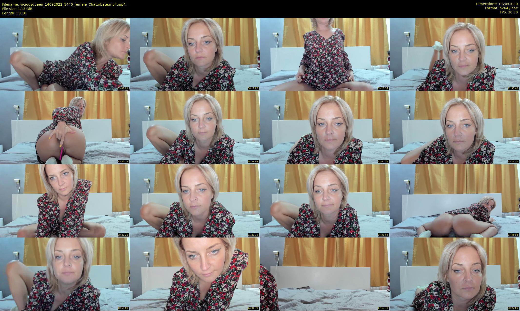 viciousqueen — 54 minute Chaturbate female cam show recording, 1080p, Sep 14, 2022