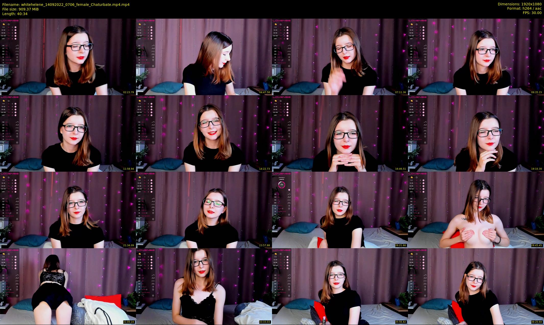 whitehelene — 41 minute Chaturbate female cam show recording, 1080p, Sep 14, 2022