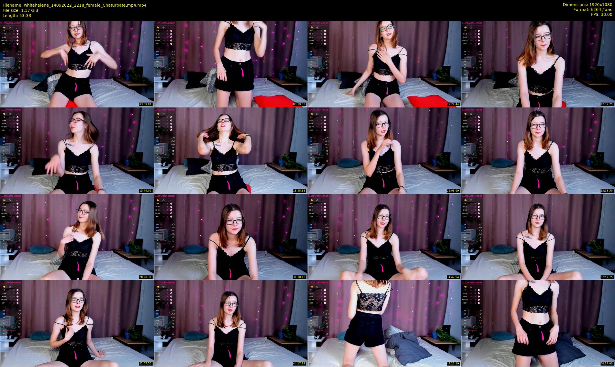 whitehelene — 54 minute Chaturbate female cam show recording, 1080p, Sep 14, 2022