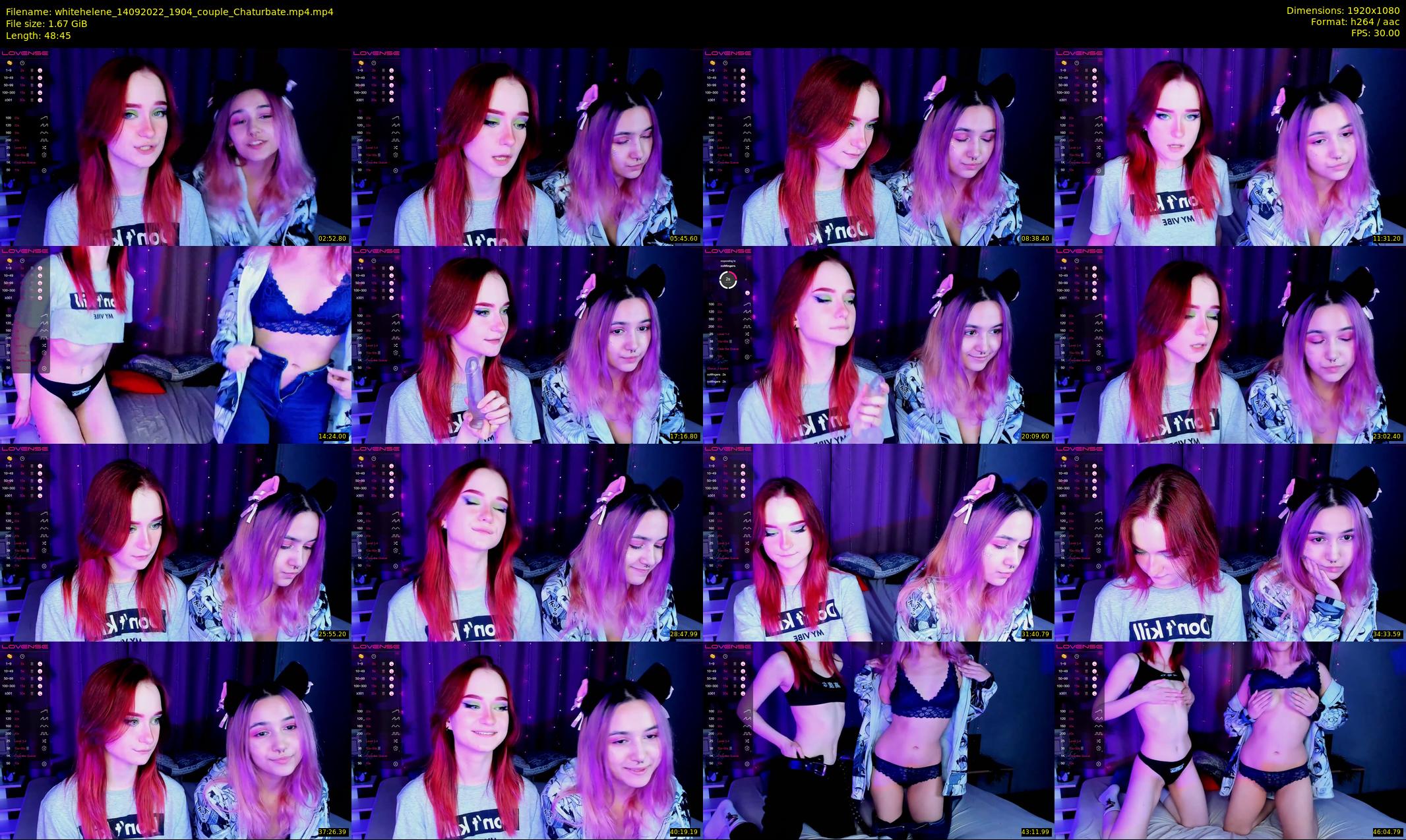 whitehelene — 49 minute Chaturbate female cam show recording, 1080p, Sep 14, 2022