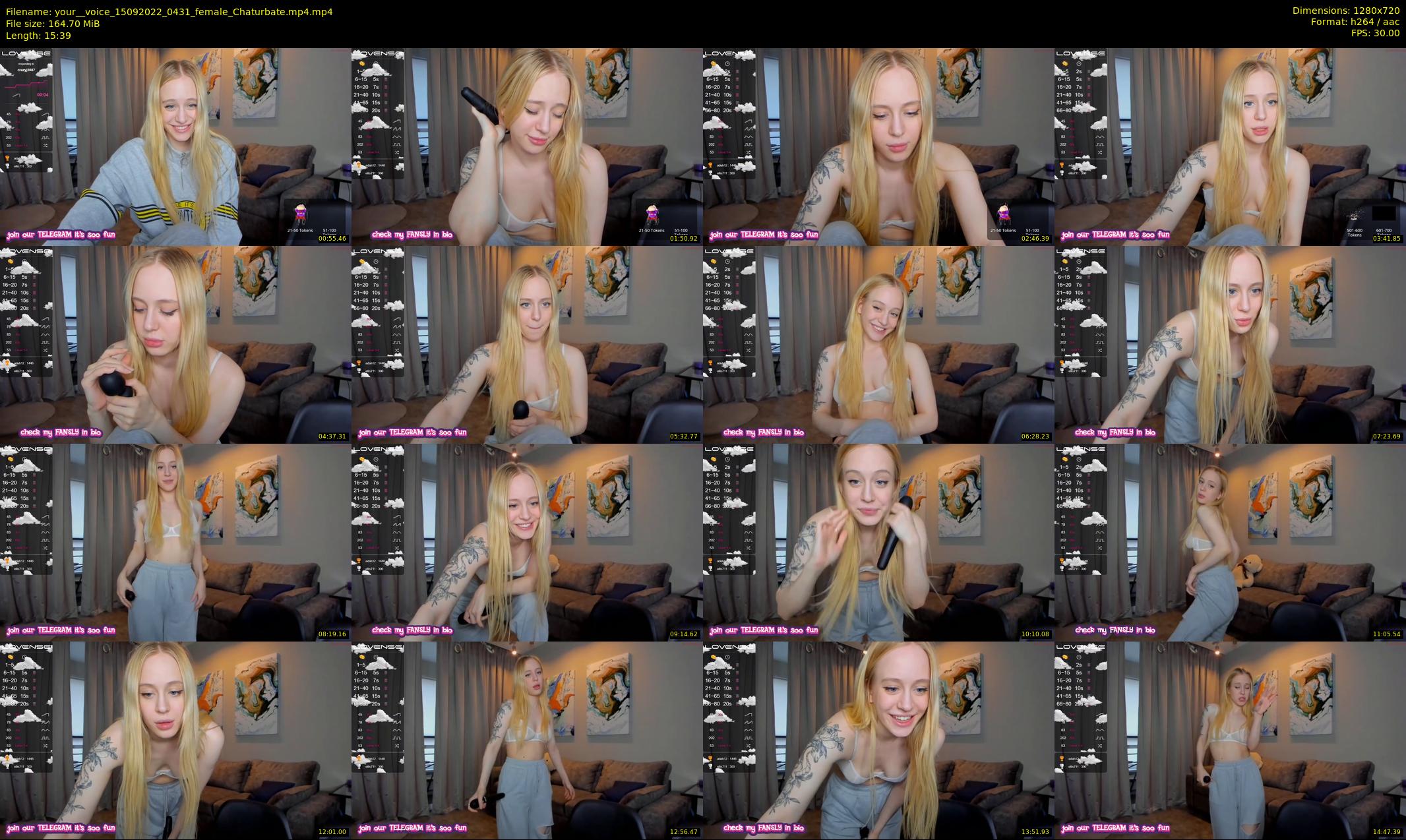 your__voice — 16 minute Chaturbate female cam show recording, 720p, Sep 15, 2022
