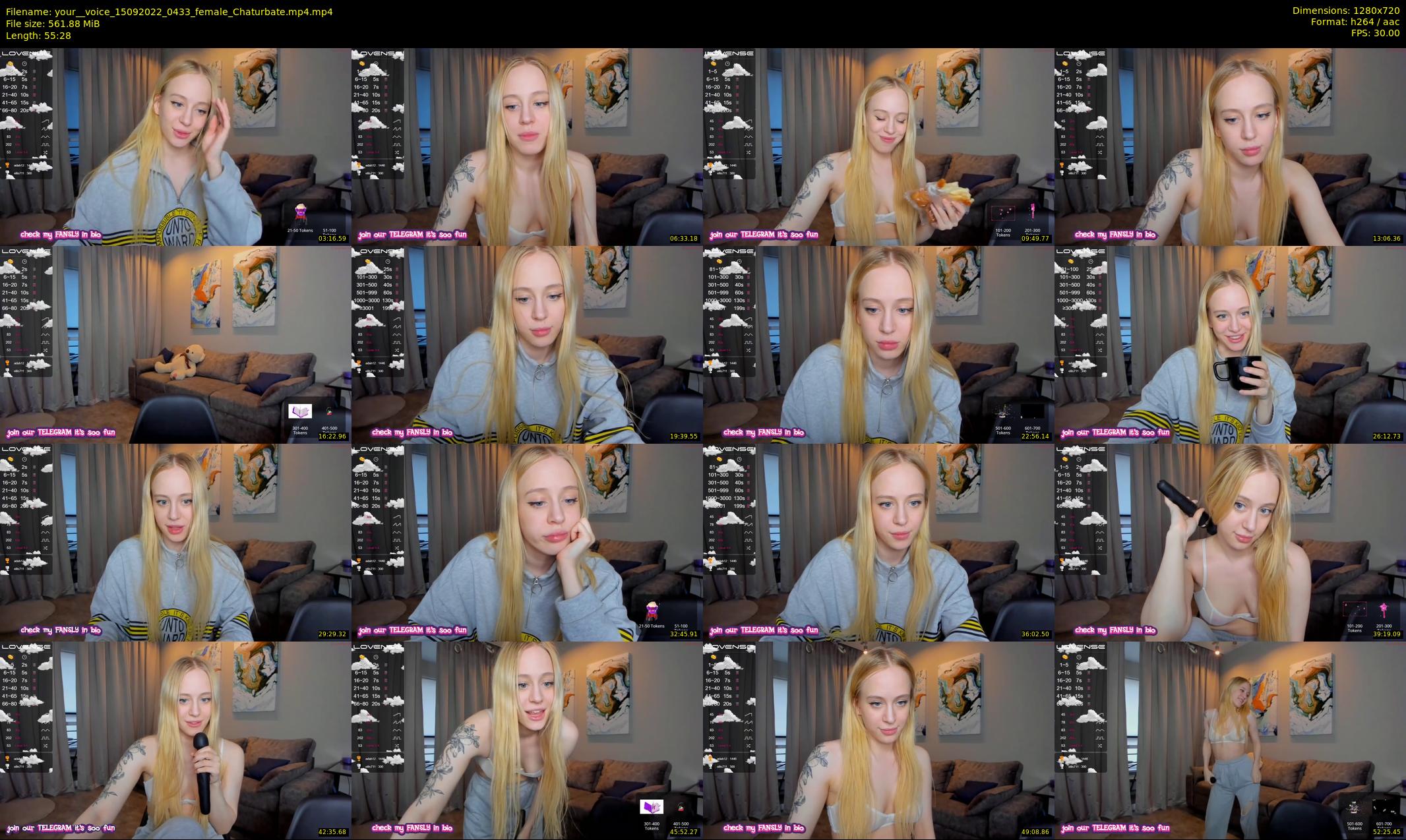 your__voice — 56 minute Chaturbate female cam show recording, 720p, Sep 15, 2022