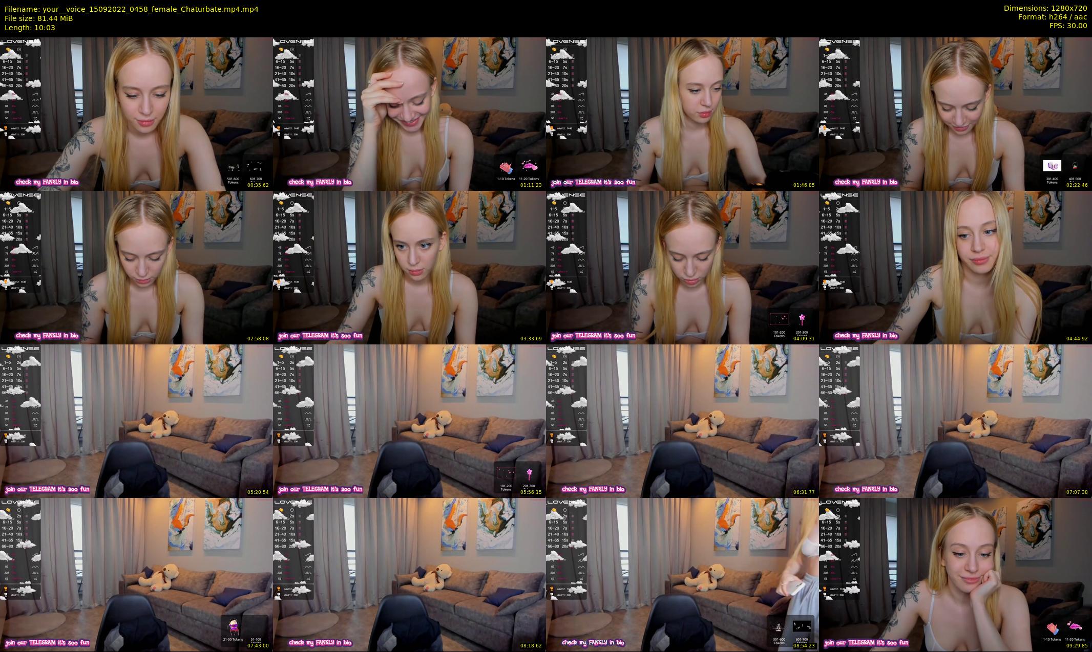 your__voice — 11 minute Chaturbate female cam show recording, 720p, Sep 15, 2022