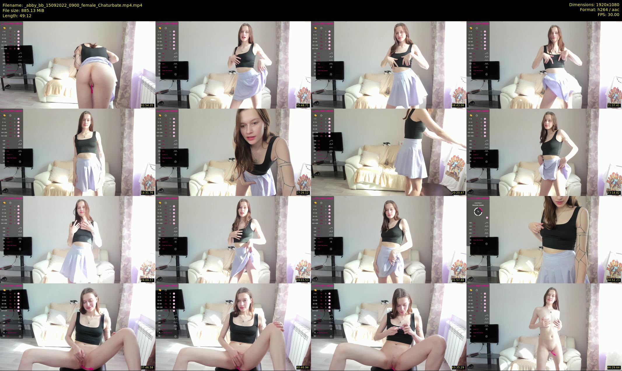 _abby_bb — 50 minute Chaturbate female cam show recording, 1080p, Sep 15, 2022