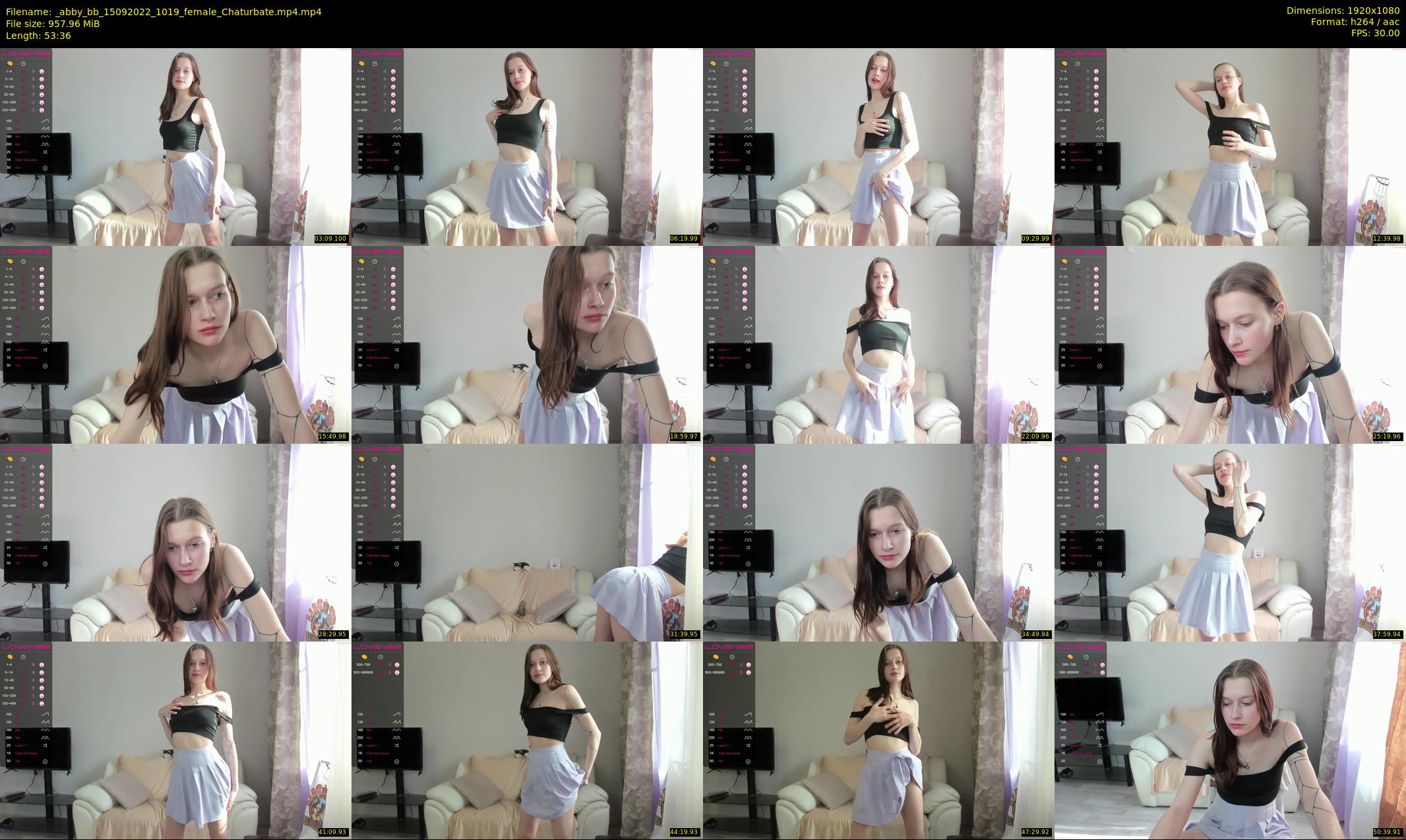 _abby_bb — 54 minute Chaturbate female cam show recording, 1080p, Sep 15, 2022