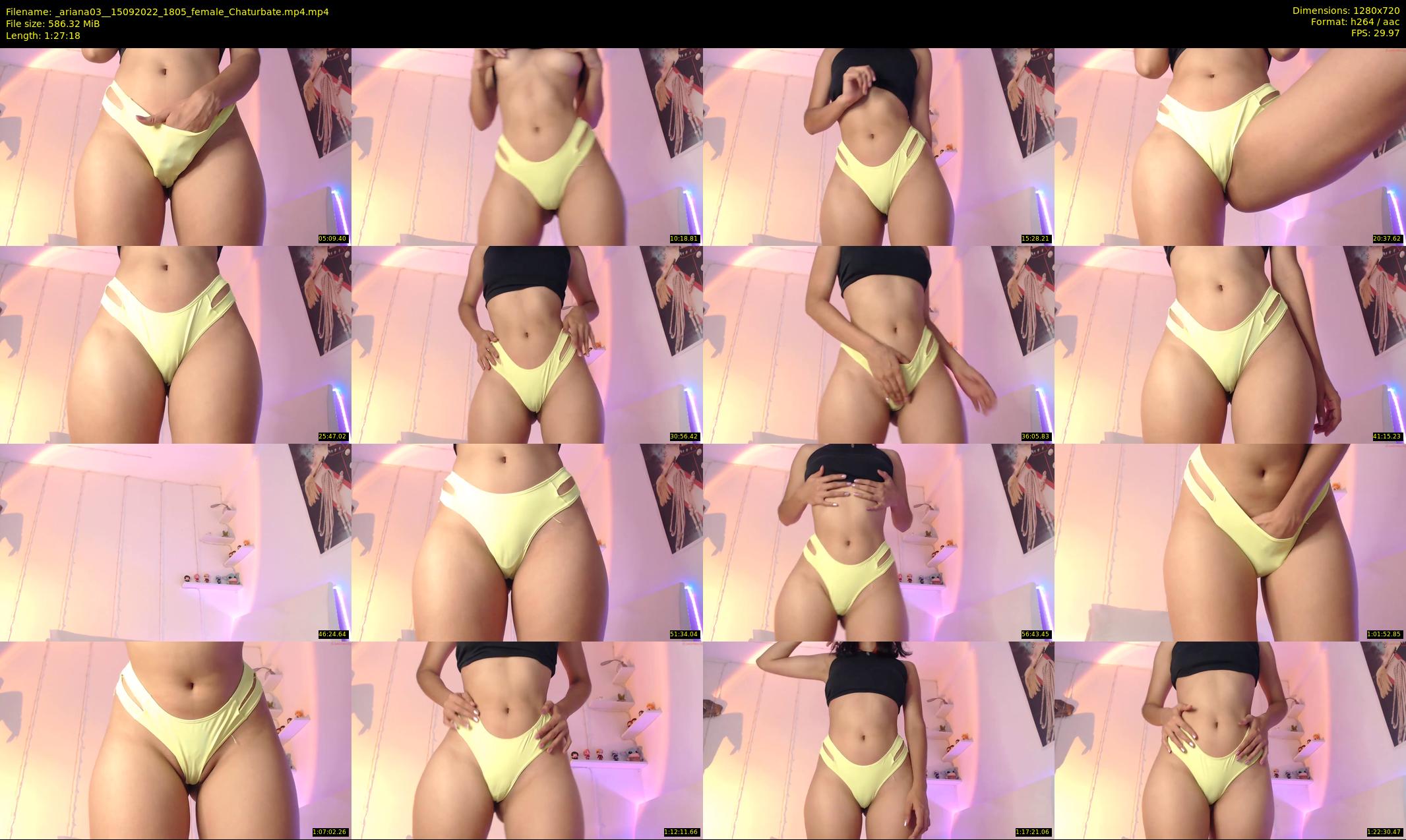 _ariana03_ — 88 minute Chaturbate female cam show recording, 720p, Sep 15, 2022