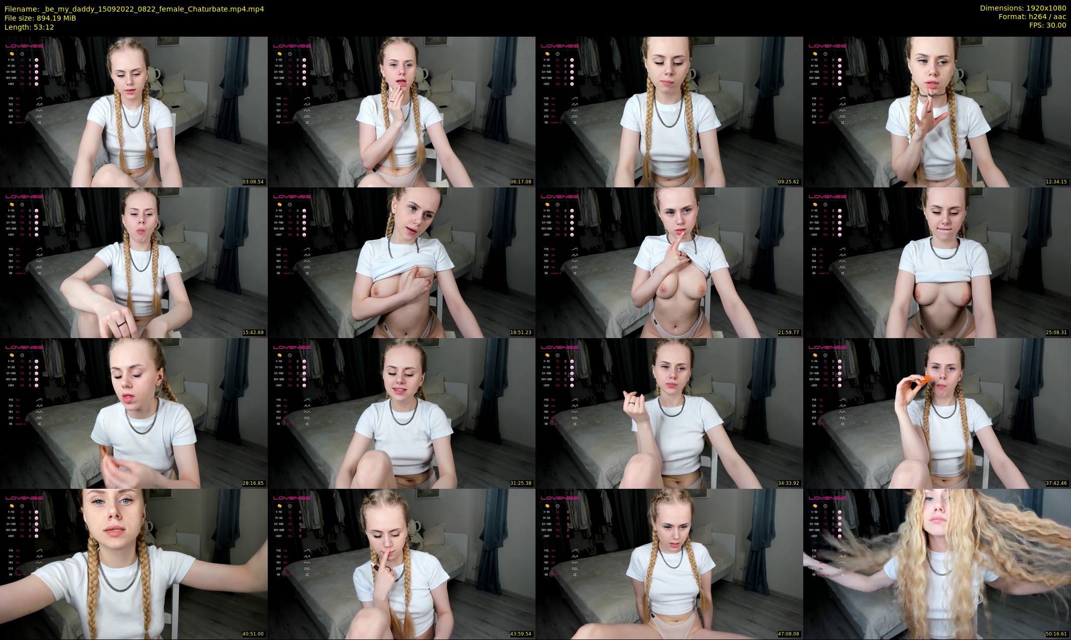 _be_my_daddy — 54 minute Chaturbate female cam show recording, 1080p, Sep 15, 2022