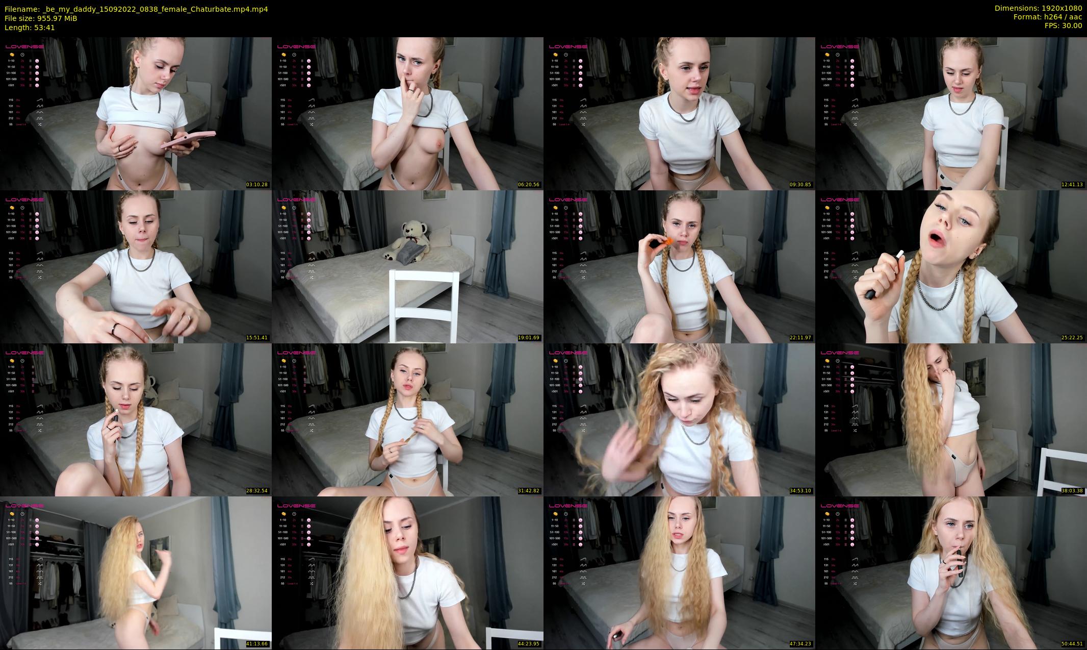 _be_my_daddy — 54 minute Chaturbate female cam show recording, 1080p, Sep 15, 2022
