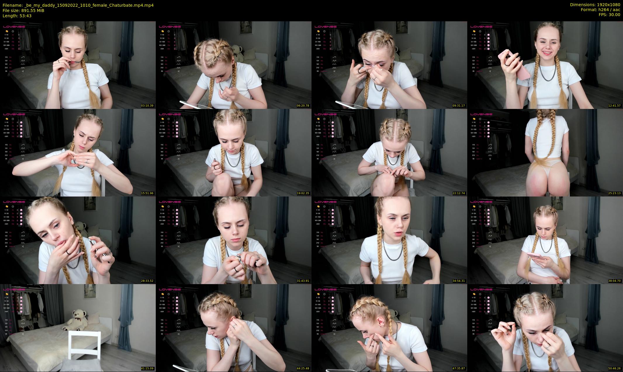 _be_my_daddy — 54 minute Chaturbate female cam show recording, 1080p, Sep 15, 2022
