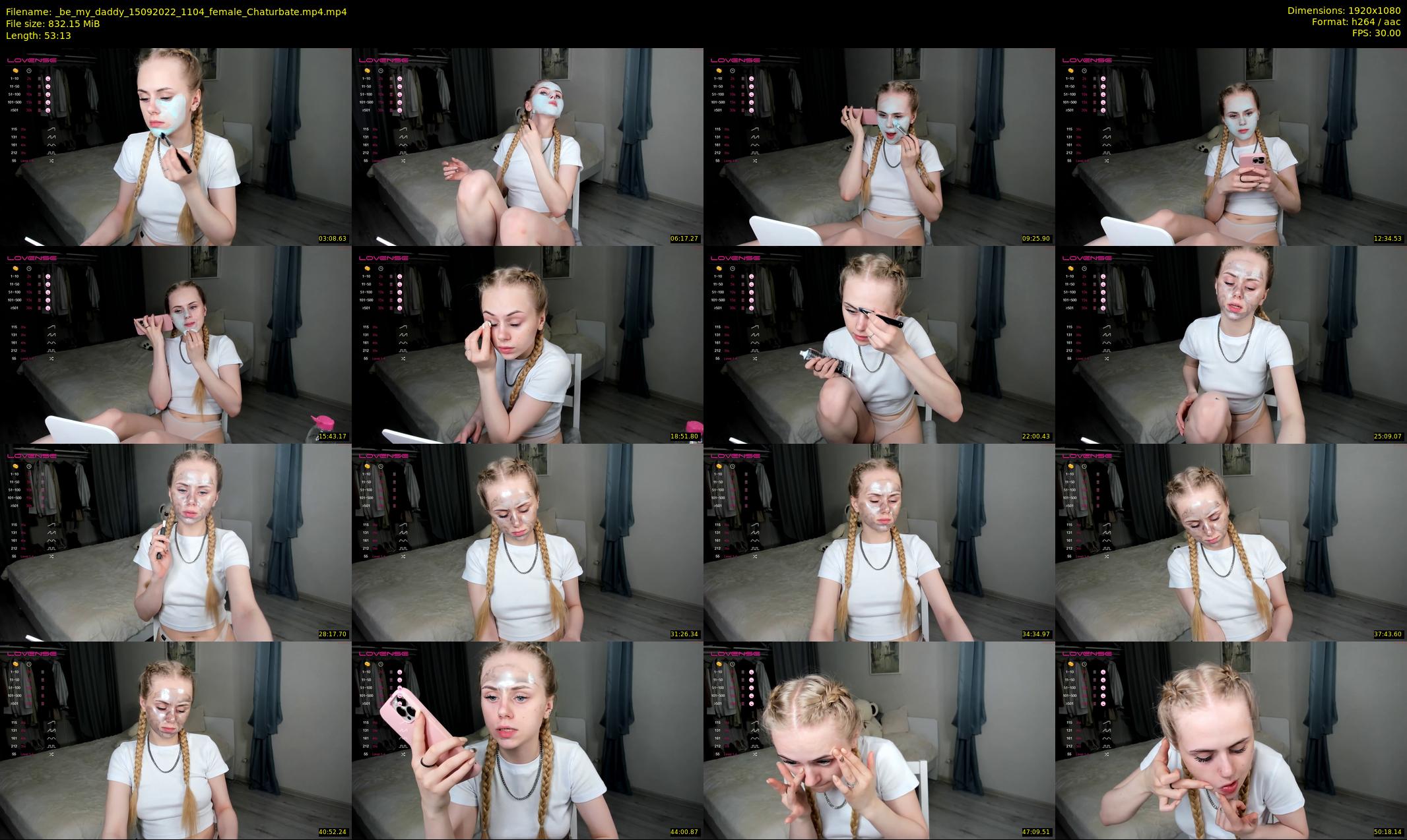 _be_my_daddy — 54 minute Chaturbate female cam show recording, 1080p, Sep 15, 2022