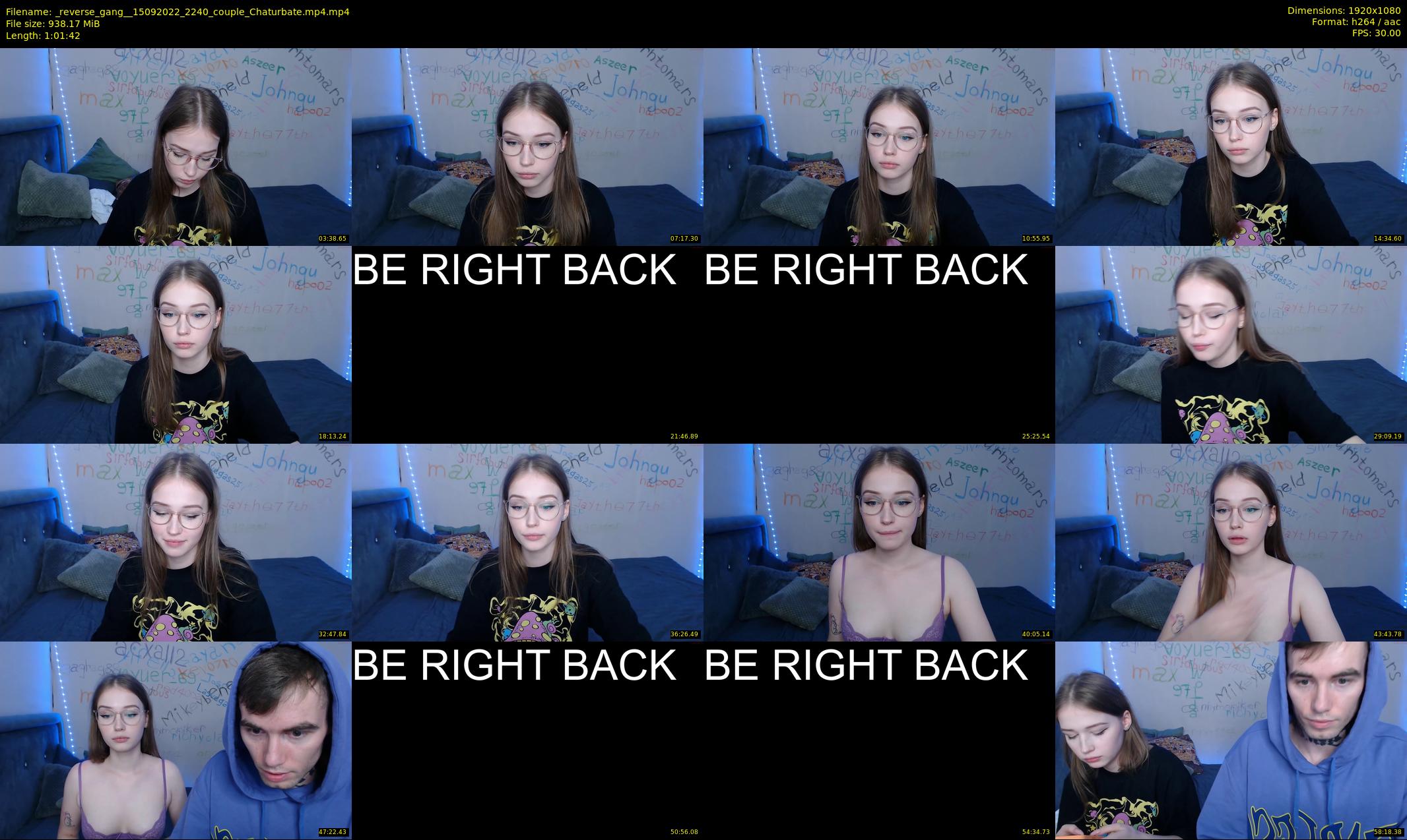 _reverse_gang_ — 62 minute Chaturbate couple cam show recording, 1080p, Sep 15, 2022