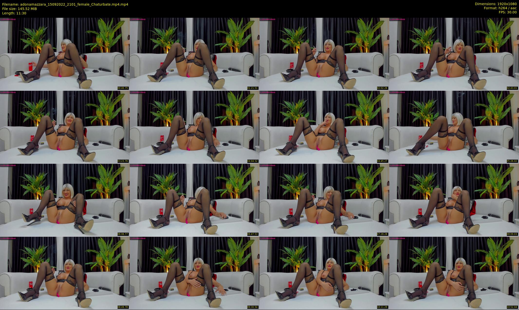 adonamazzara — 12 minute Chaturbate female cam show recording, 1080p, Sep 15, 2022