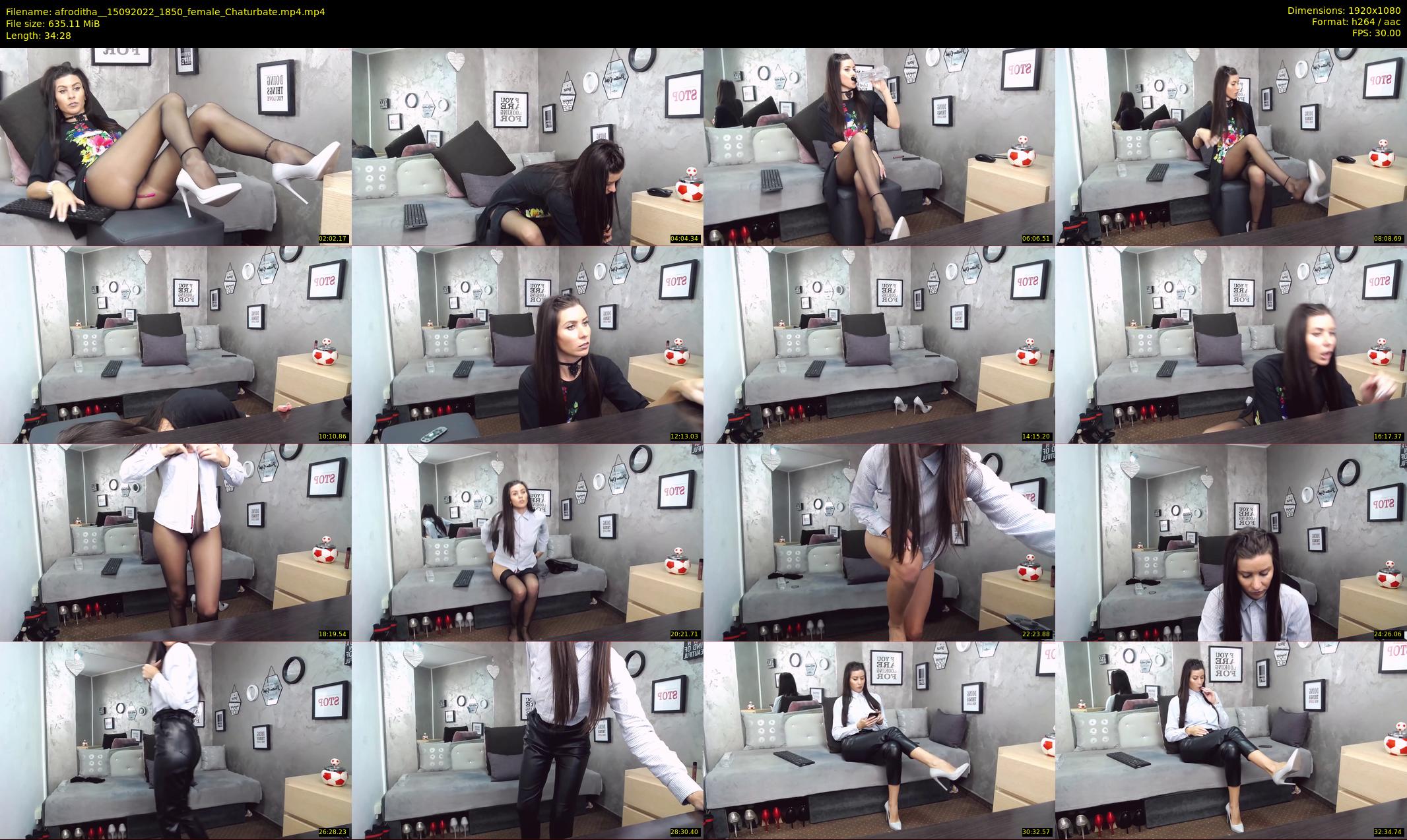 afroditha_ — 35 minute Chaturbate female cam show recording, 1080p, Sep 15, 2022
