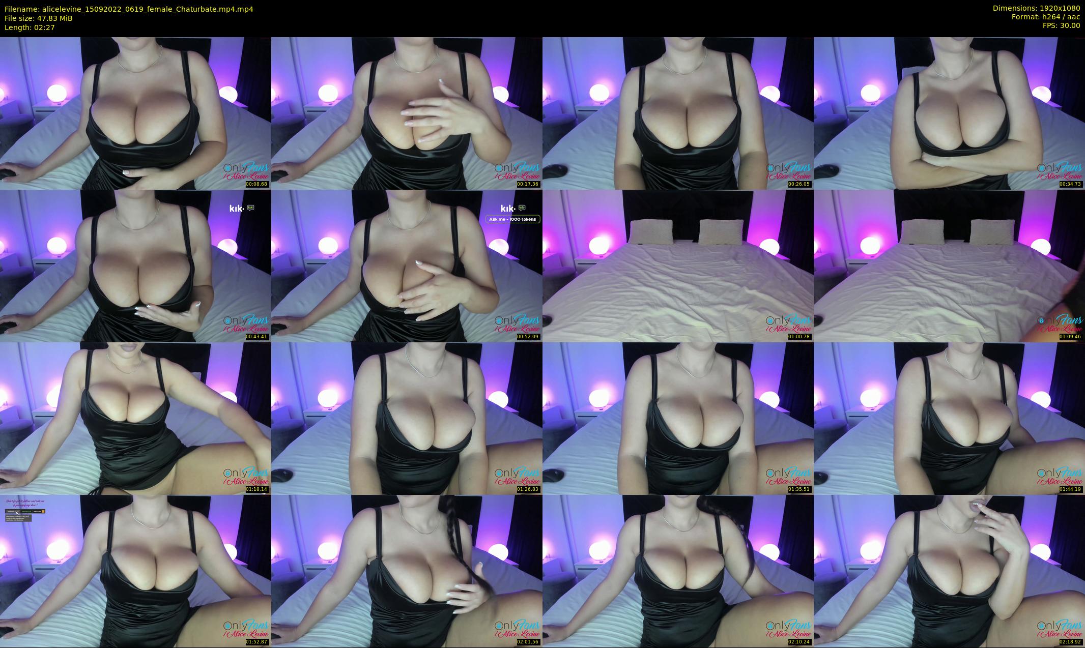 alicelevine — 3 minute Chaturbate female cam show recording, 1080p, Sep 15, 2022