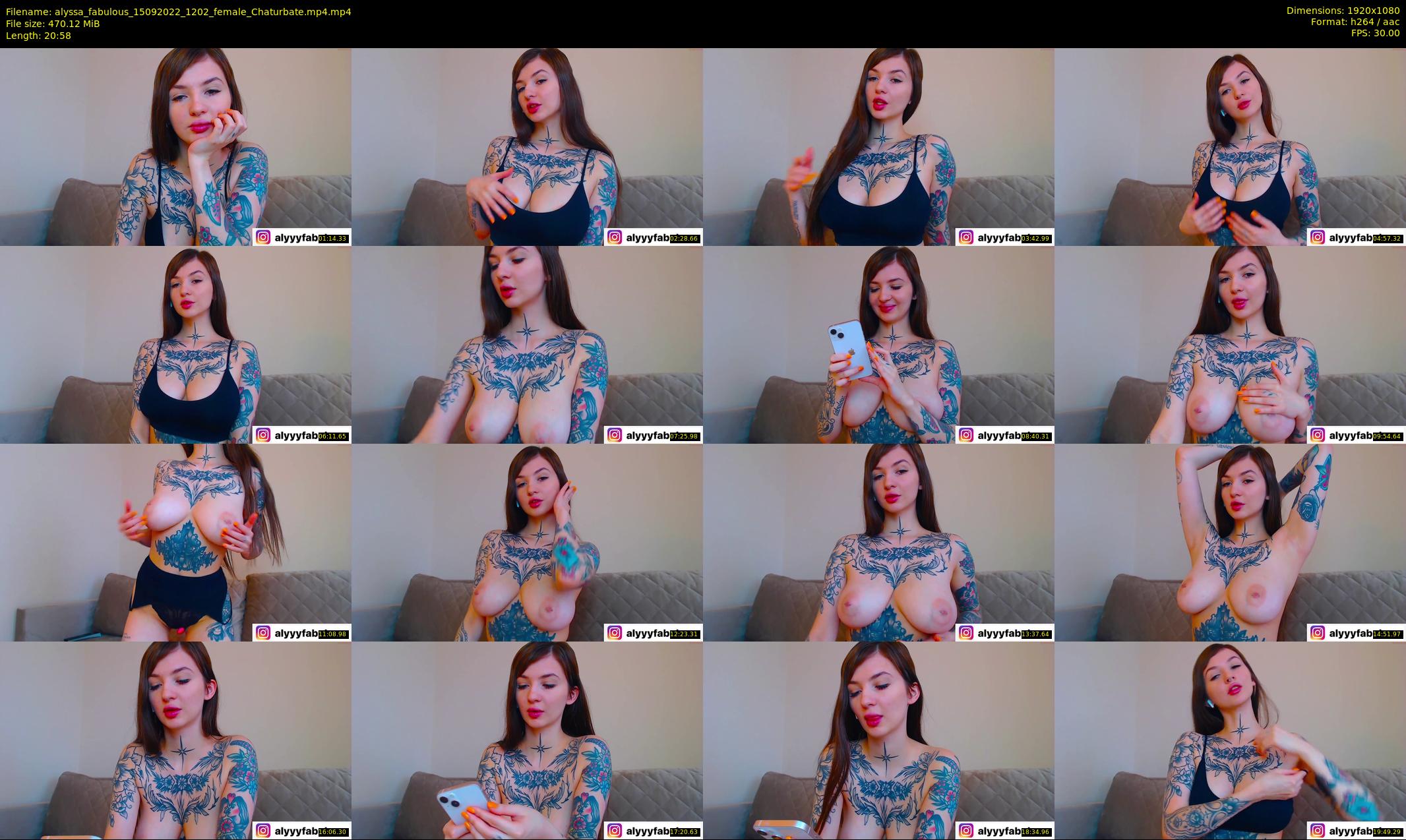 alyssa_fabulous — 21 minute Chaturbate female cam show recording, 1080p, Sep 15, 2022