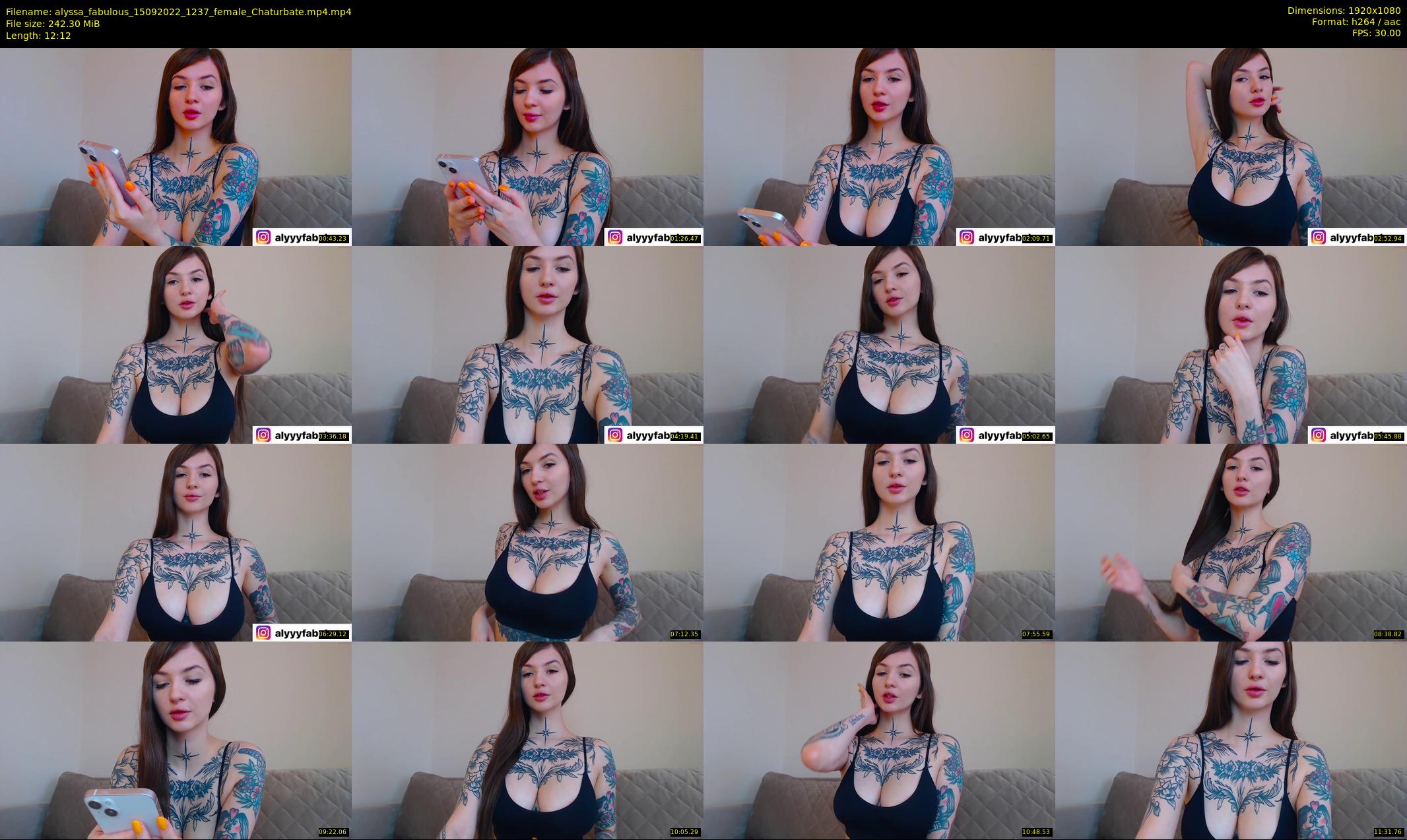 alyssa_fabulous — 13 minute Chaturbate female cam show recording, 1080p, Sep 15, 2022