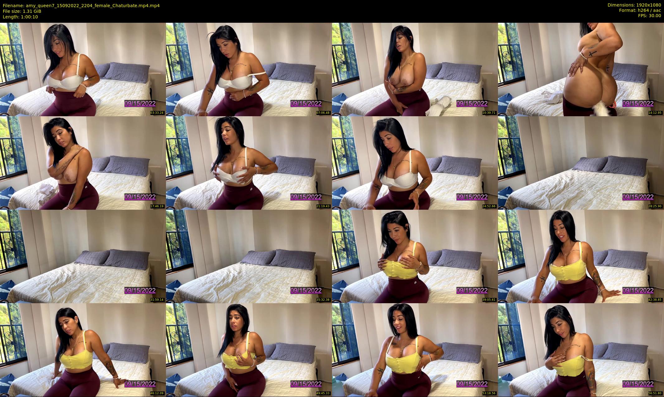 amy_queen7 — 61 minute Chaturbate female cam show recording, 1080p, Sep 15, 2022