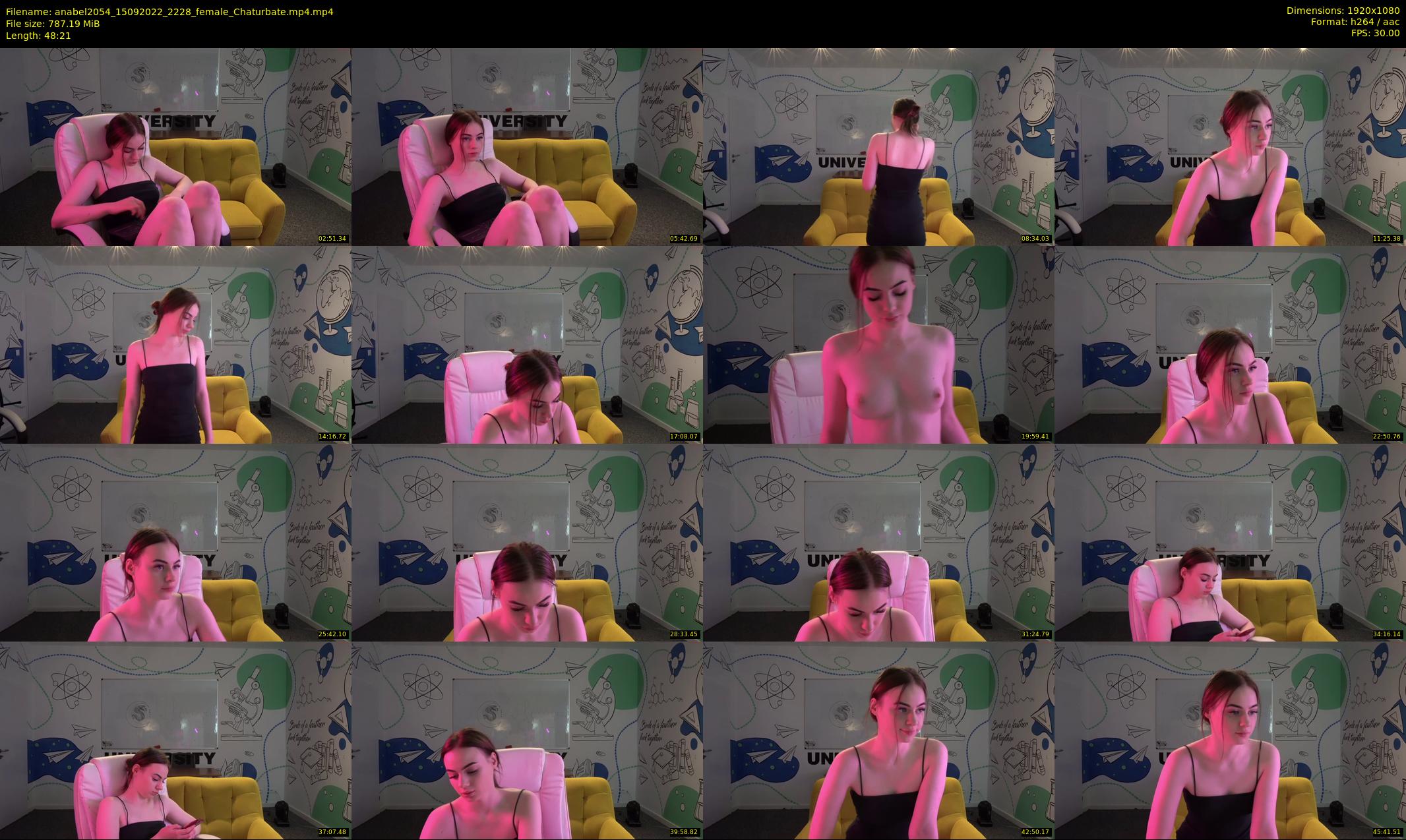 anabel2054 — 49 minute Chaturbate female cam show recording, 1080p, Sep 15, 2022