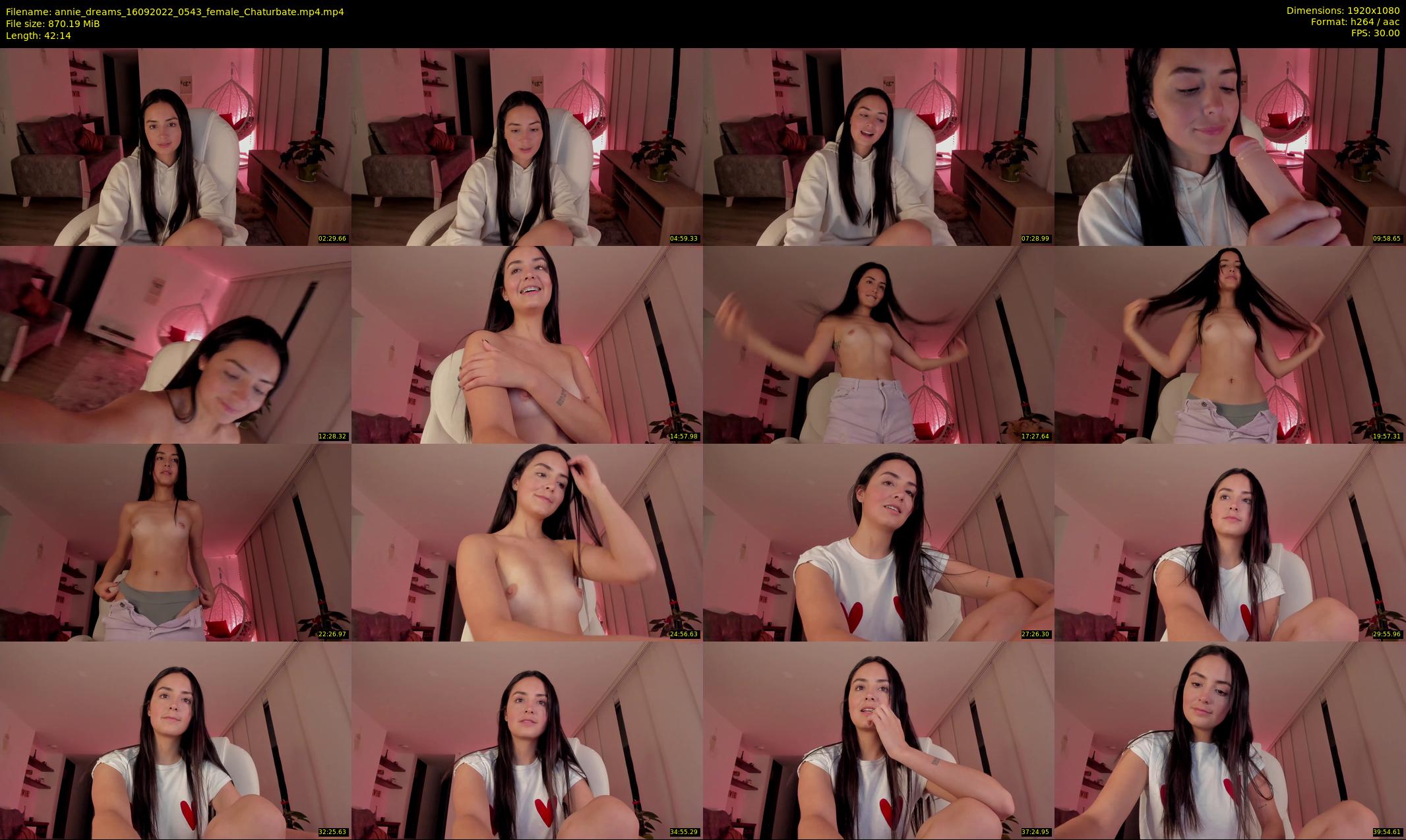 annie_dreams — 43 minute Chaturbate female cam show recording, 1080p, Sep 16, 2022