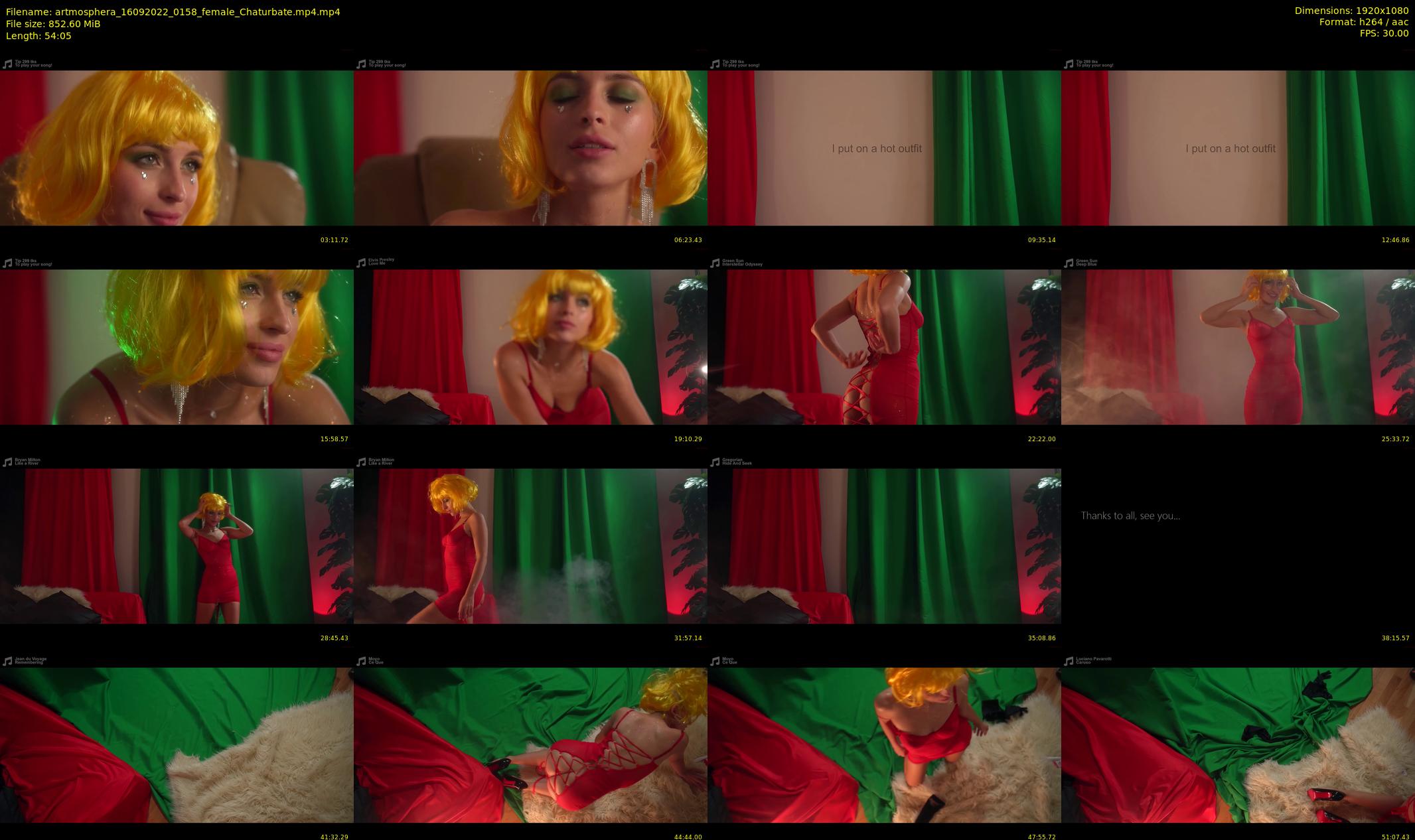 artmosphera — 55 minute Chaturbate female cam show recording, 1080p, Sep 16, 2022