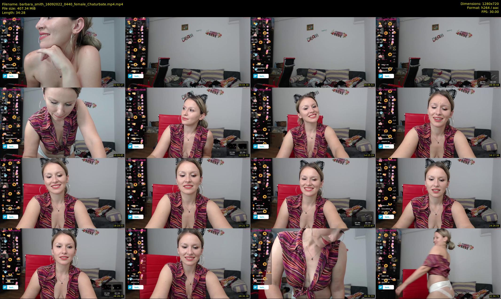barbara_smith — 35 minute Chaturbate female cam show recording, 720p, Sep 16, 2022
