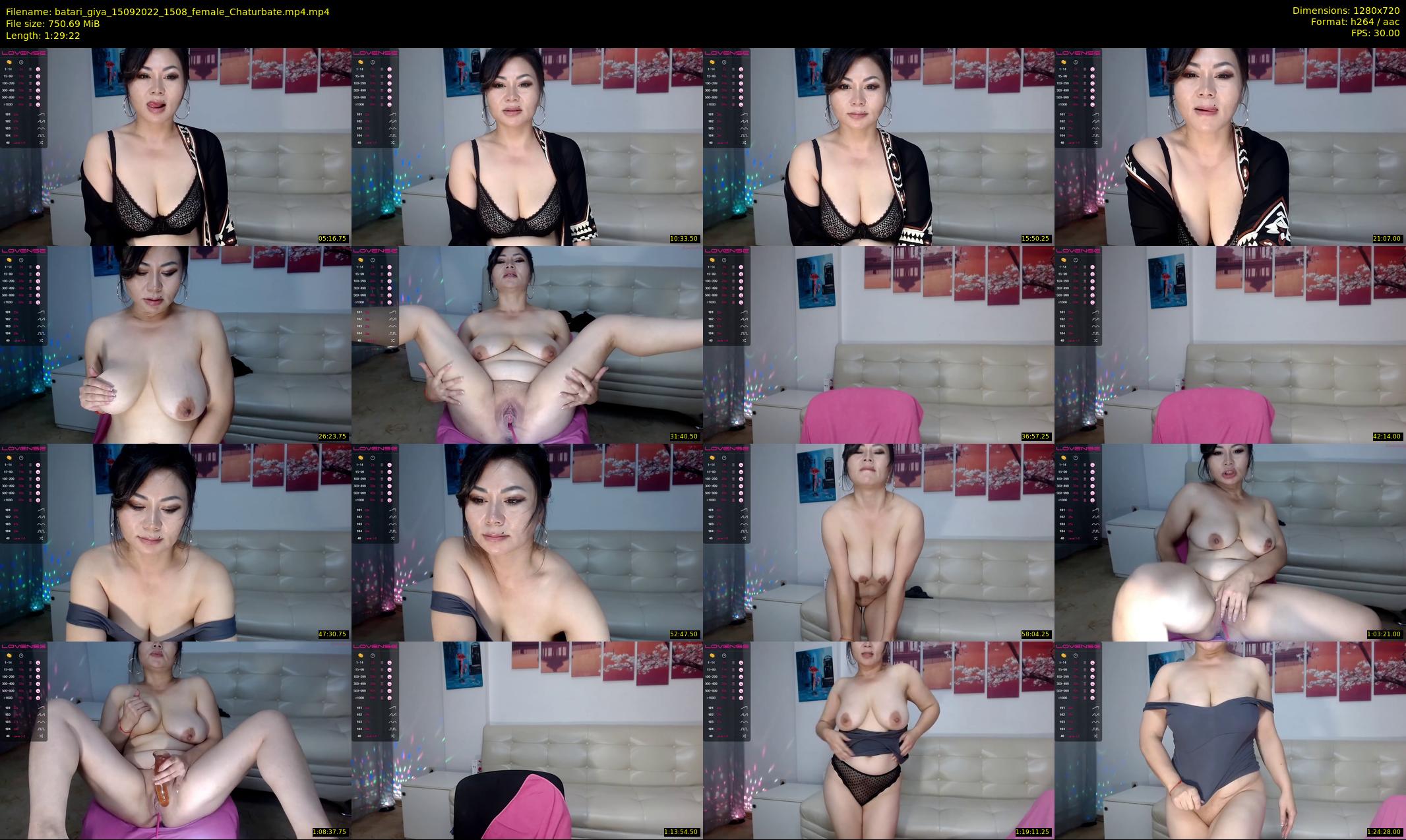 batari_giya — 90 minute Chaturbate female cam show recording, 720p, Sep 15, 2022