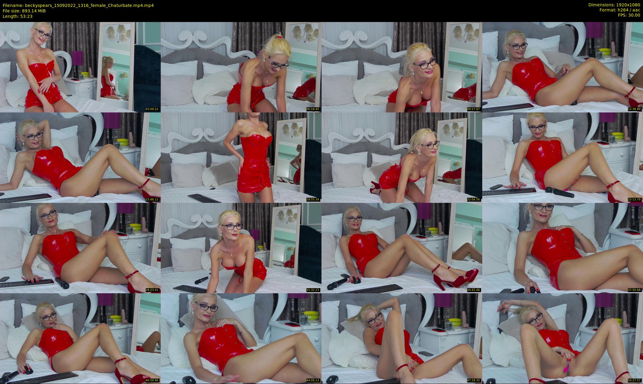 beckyspears — 54 minute Chaturbate female cam show recording, 1080p, Sep 15, 2022