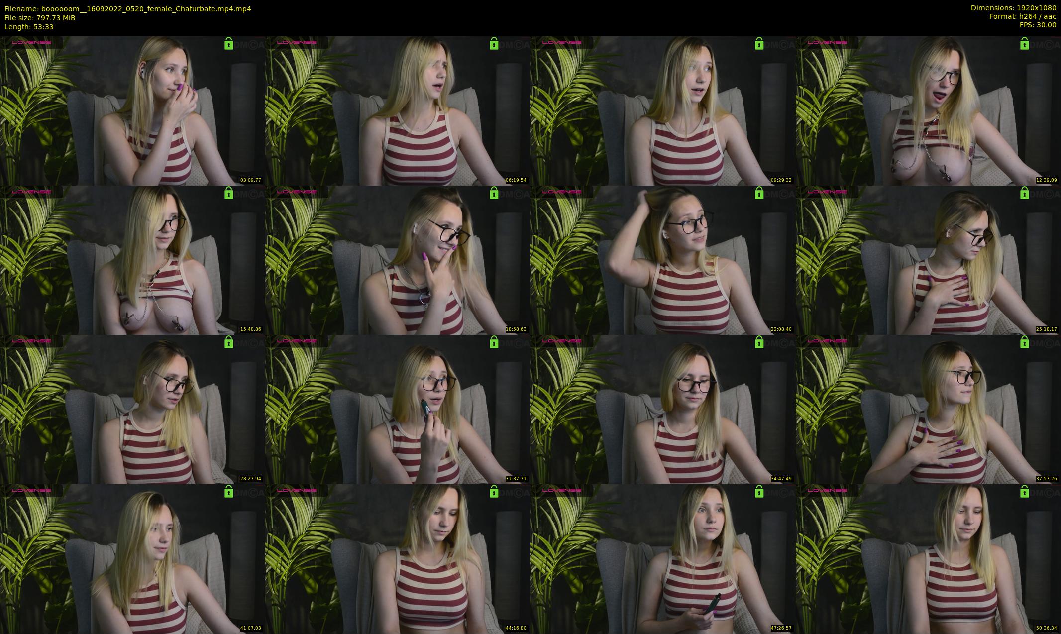 boooooom_ — 54 minute Chaturbate female cam show recording, 1080p, Sep 16, 2022