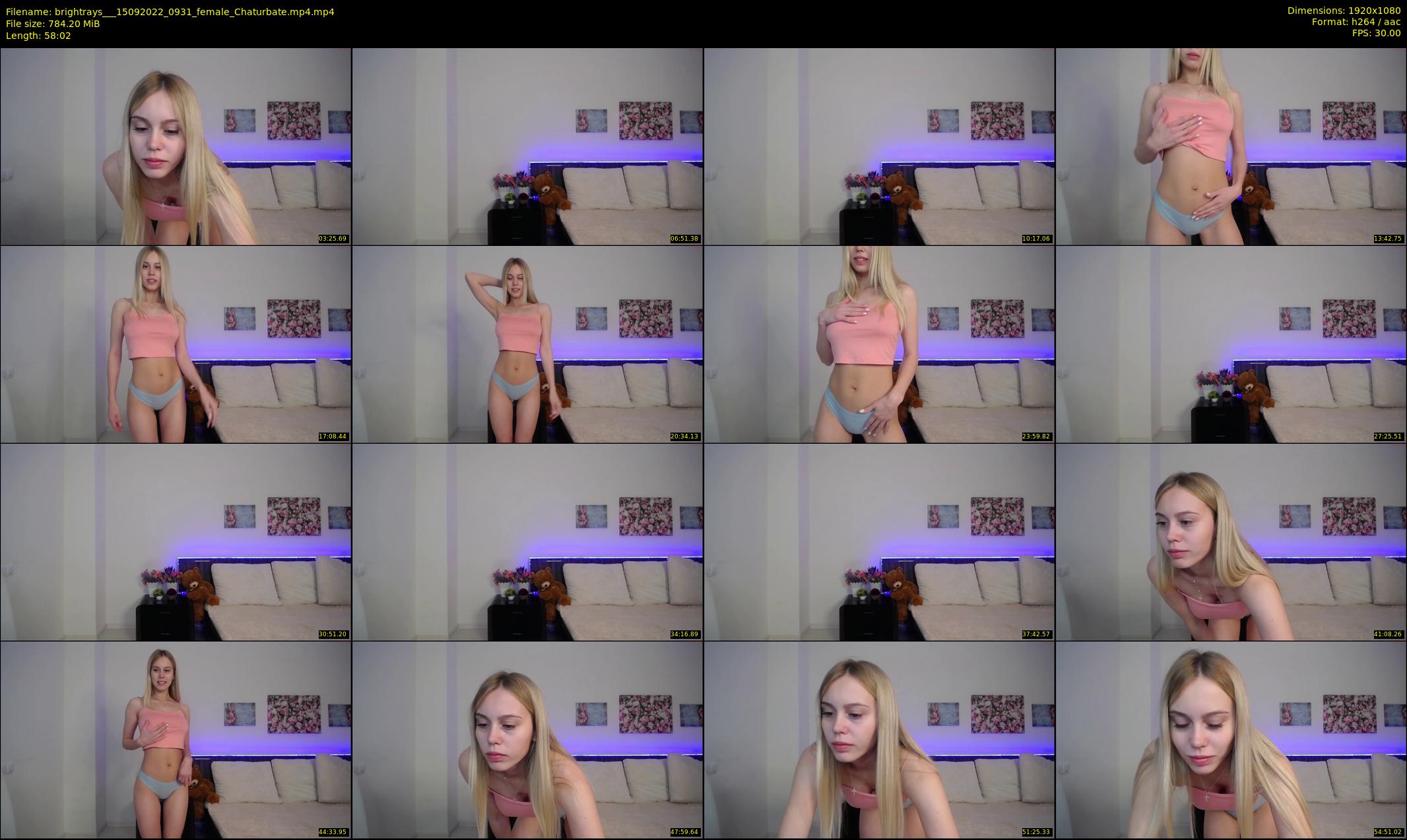 brightrays__ — 59 minute Chaturbate female cam show recording, 1080p, Sep 15, 2022