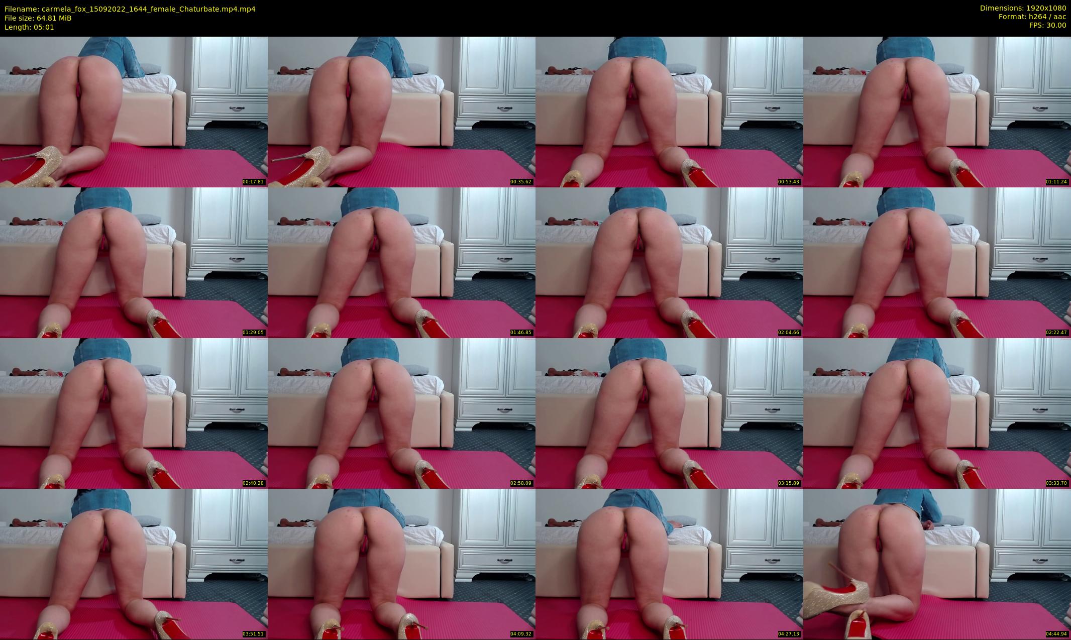 carmela_fox — 6 minute Chaturbate female cam show recording, 1080p, Sep 15, 2022