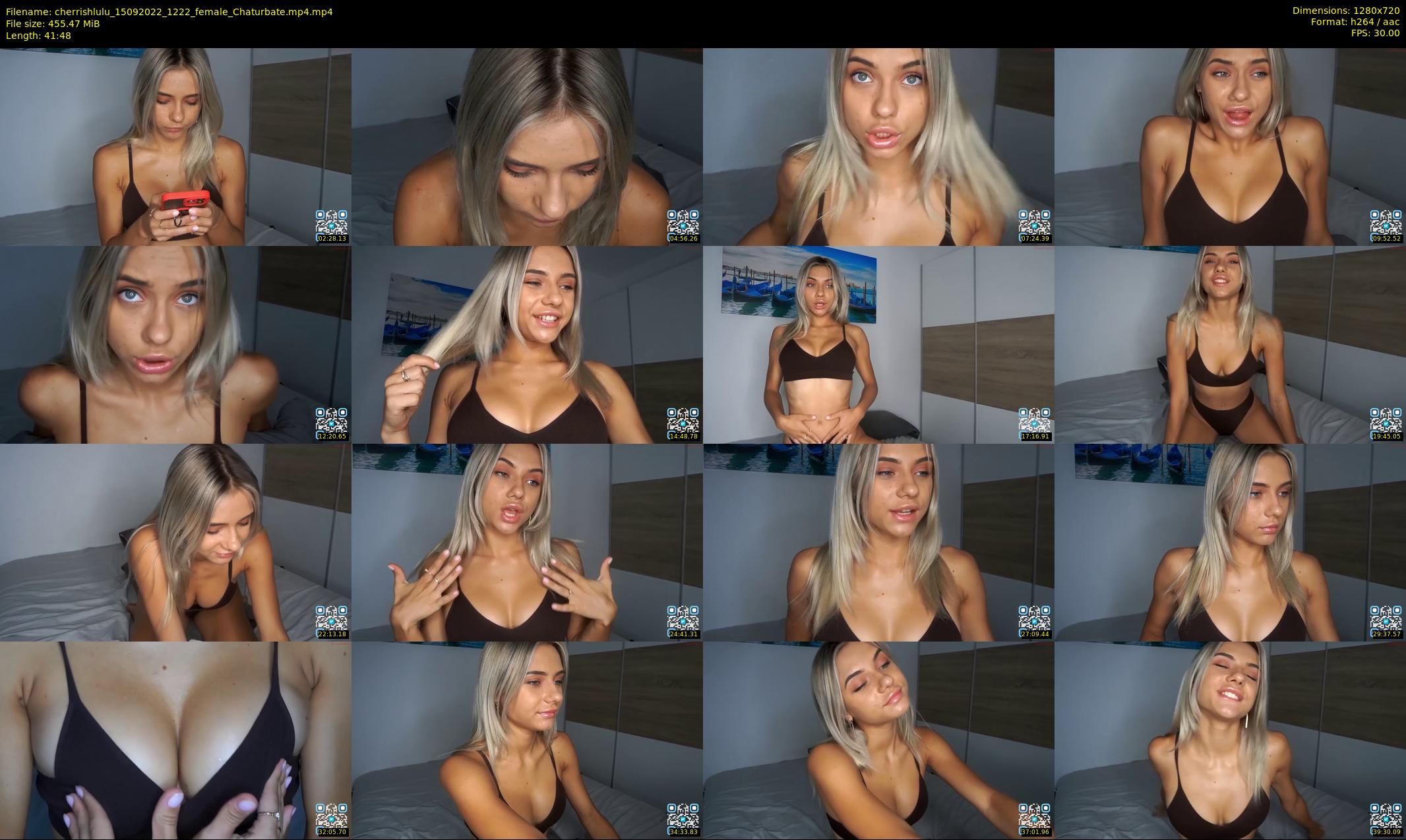cherrishlulu — 42 minute Chaturbate female cam show recording, 720p, Sep 15, 2022