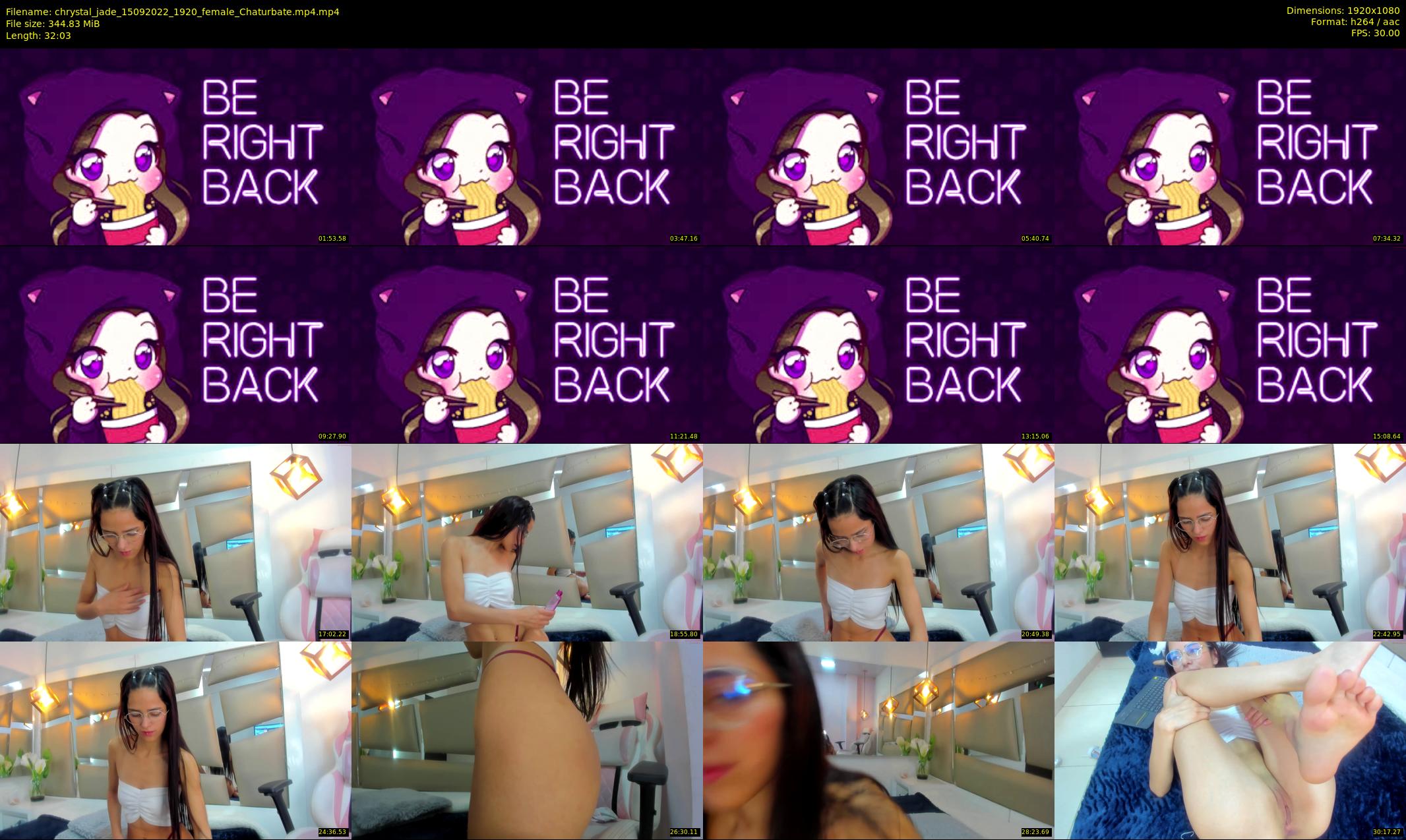 chrystal_jade — 33 minute Chaturbate female cam show recording, 1080p, Sep 15, 2022
