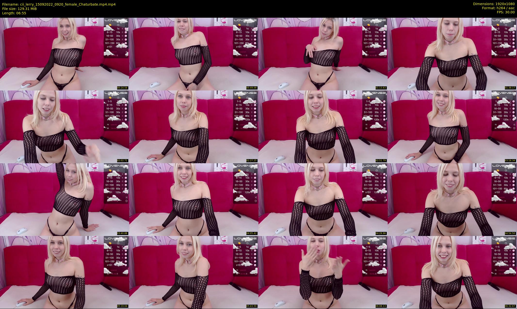 cii_lerry — 7 minute Chaturbate female cam show recording, 1080p, Sep 15, 2022