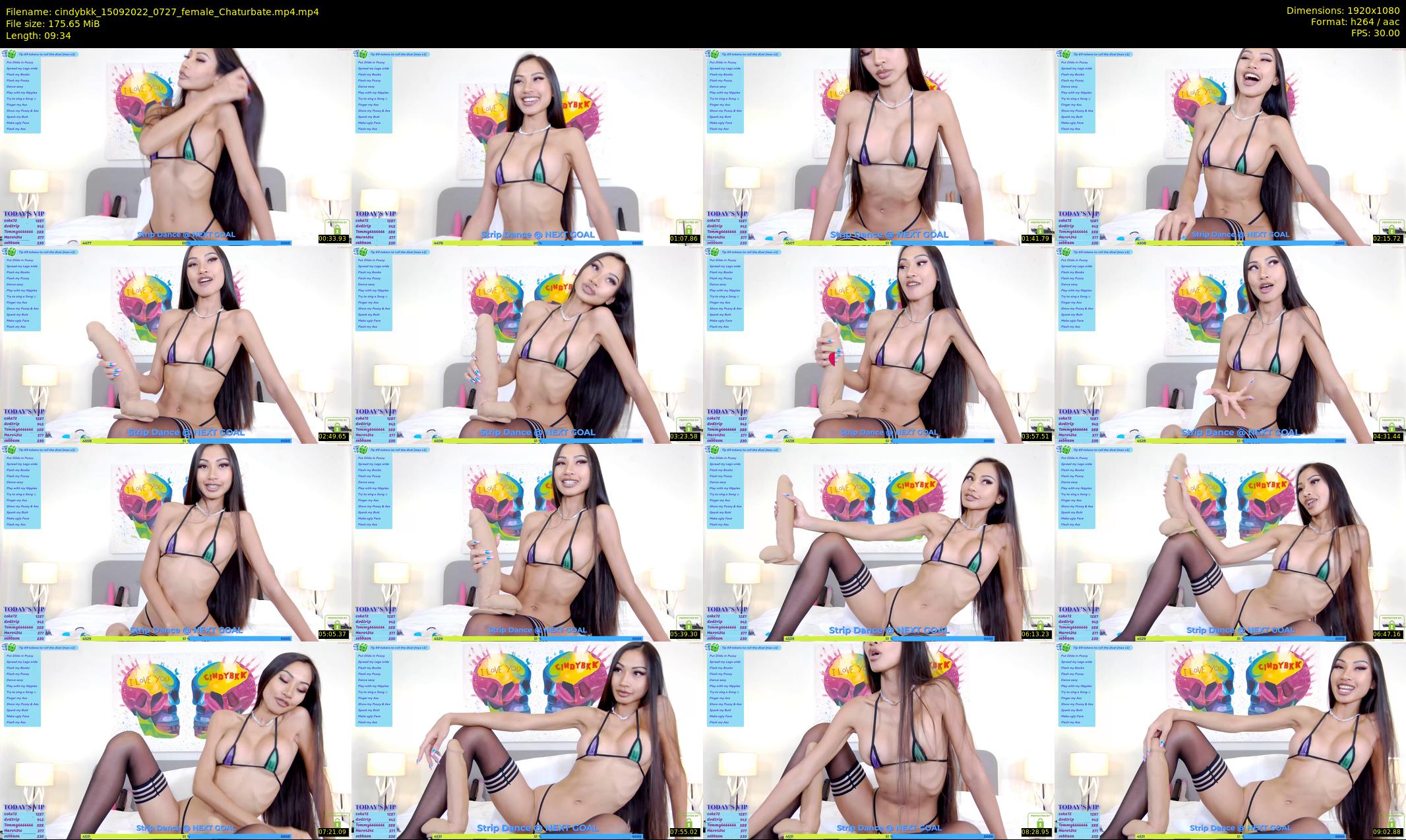 cindybkk — 10 minute Chaturbate female cam show recording, 1080p, Sep 15, 2022