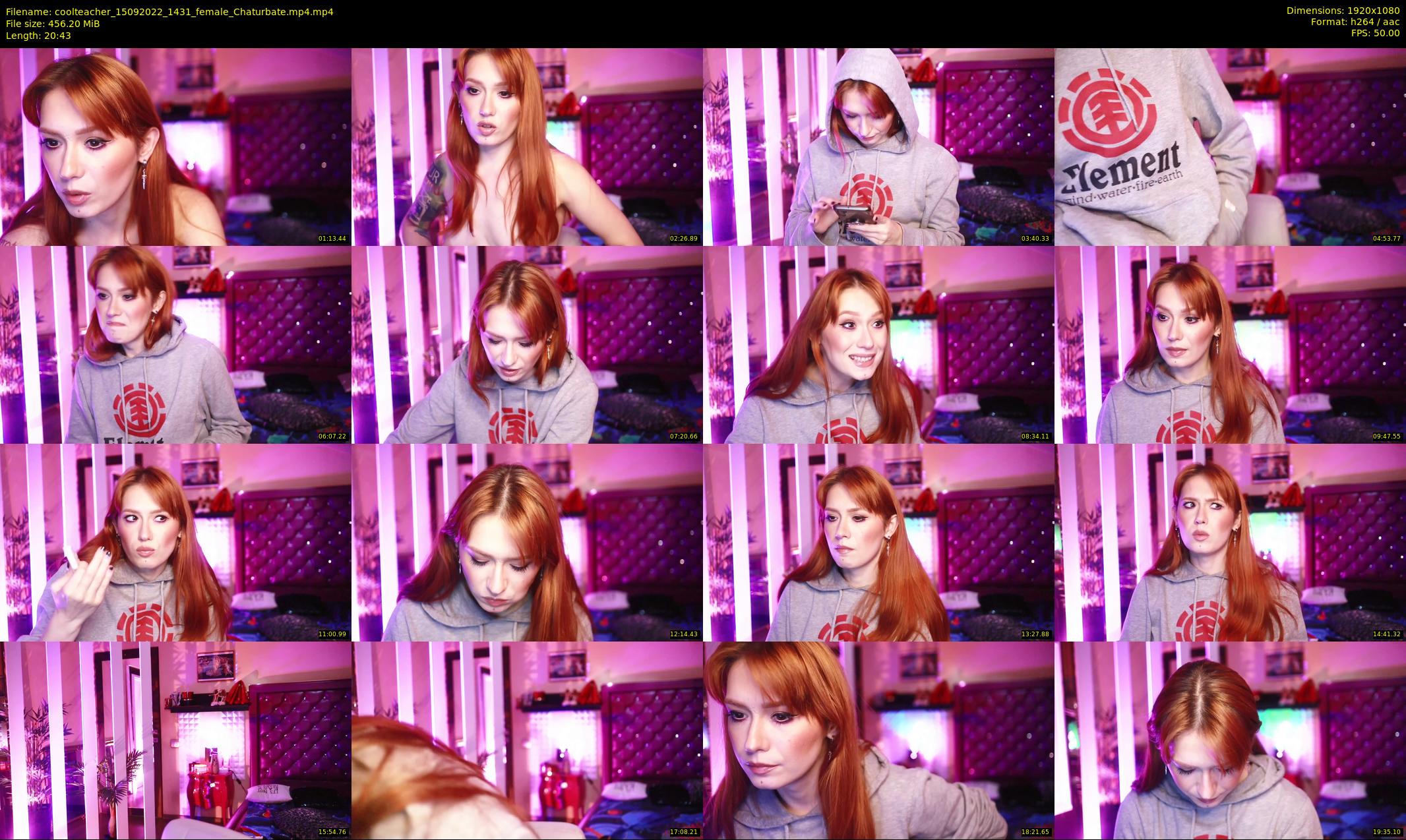 coolteacher — 21 minute Chaturbate female cam show recording, 1080p, Sep 15, 2022