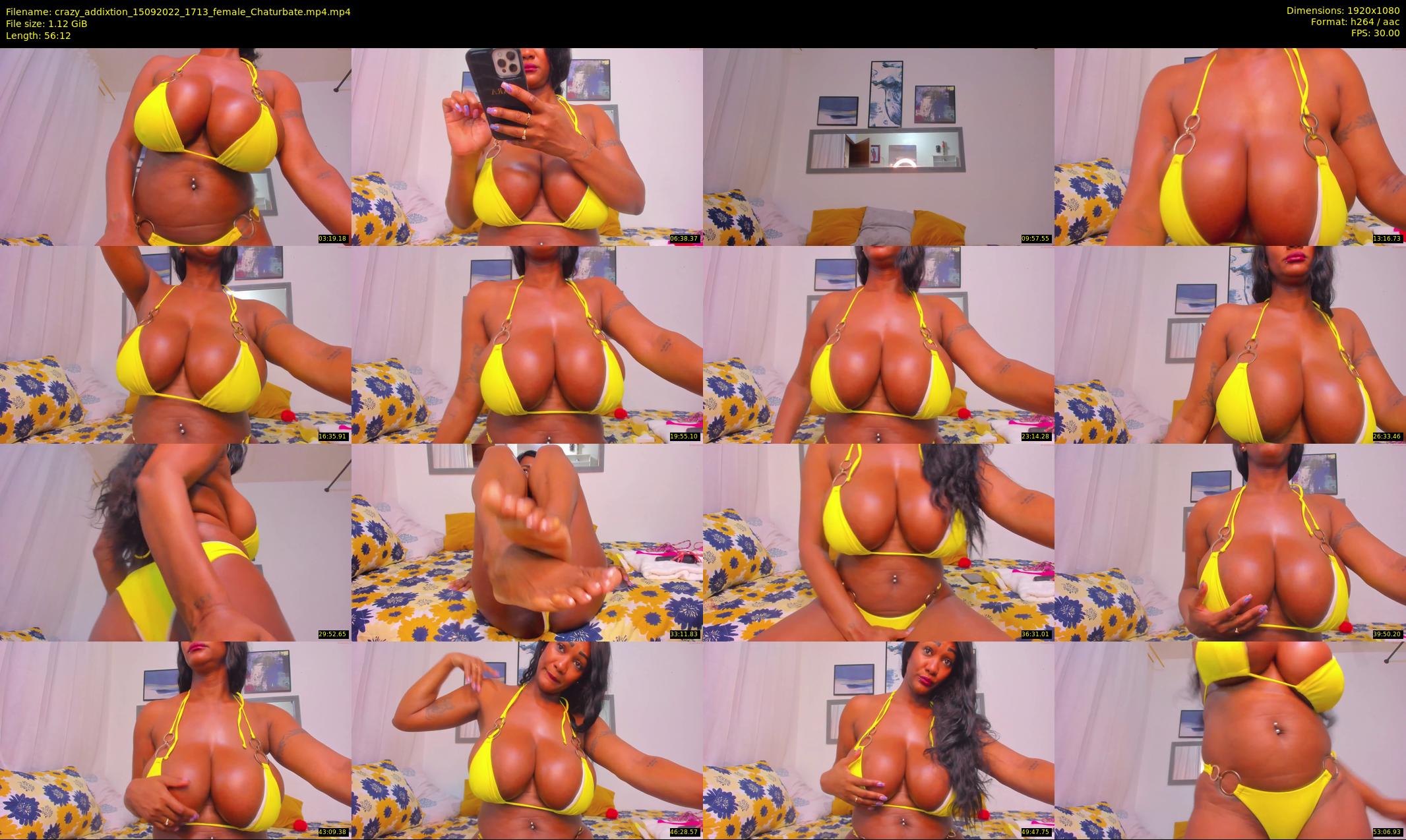 crazy_addixtion — 57 minute Chaturbate female cam show recording, 1080p, Sep 15, 2022