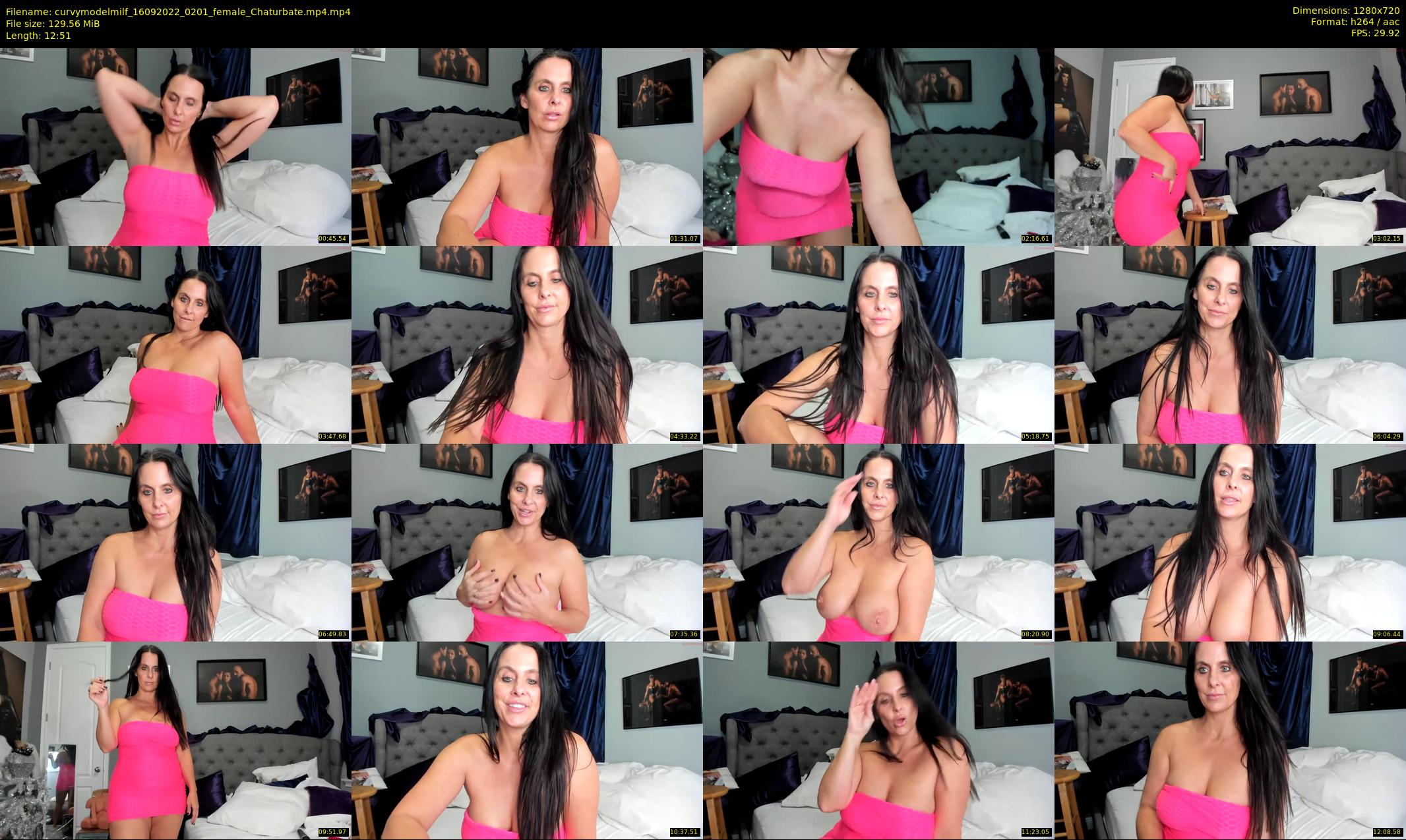 curvymodelmilf — 13 minute Chaturbate female cam show recording, 720p, Sep 16, 2022