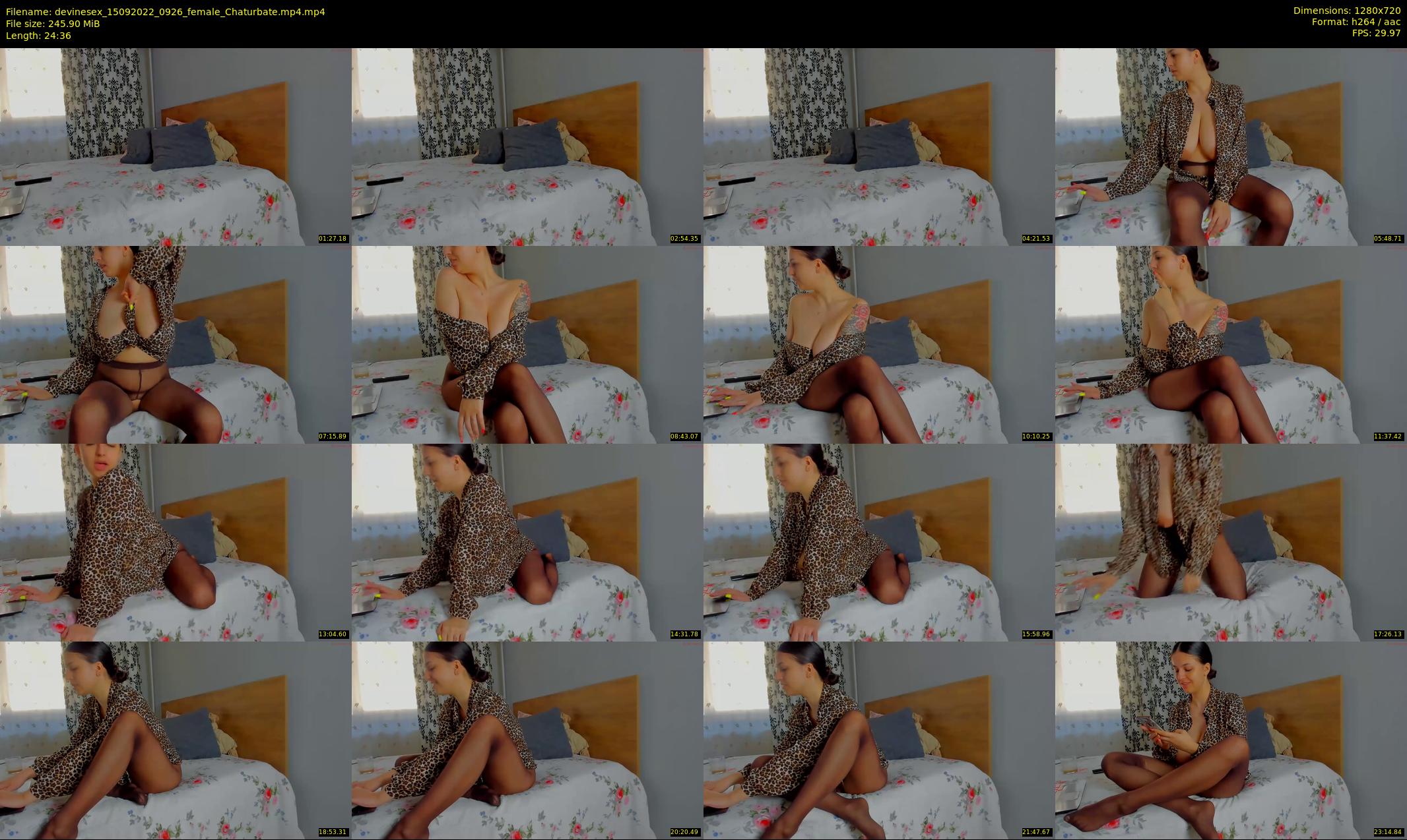 devinesex — 25 minute Chaturbate female cam show recording, 720p, Sep 15, 2022
