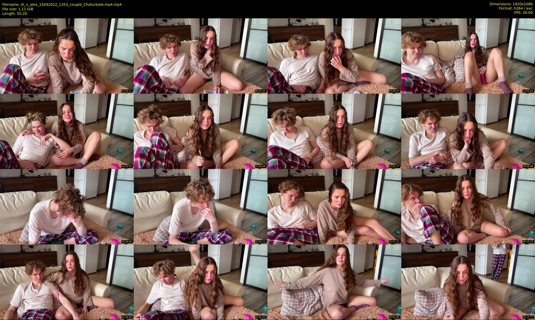 di_n_alex — 56 minute Chaturbate couple cam show recording, 1080p, Sep 15, 2022