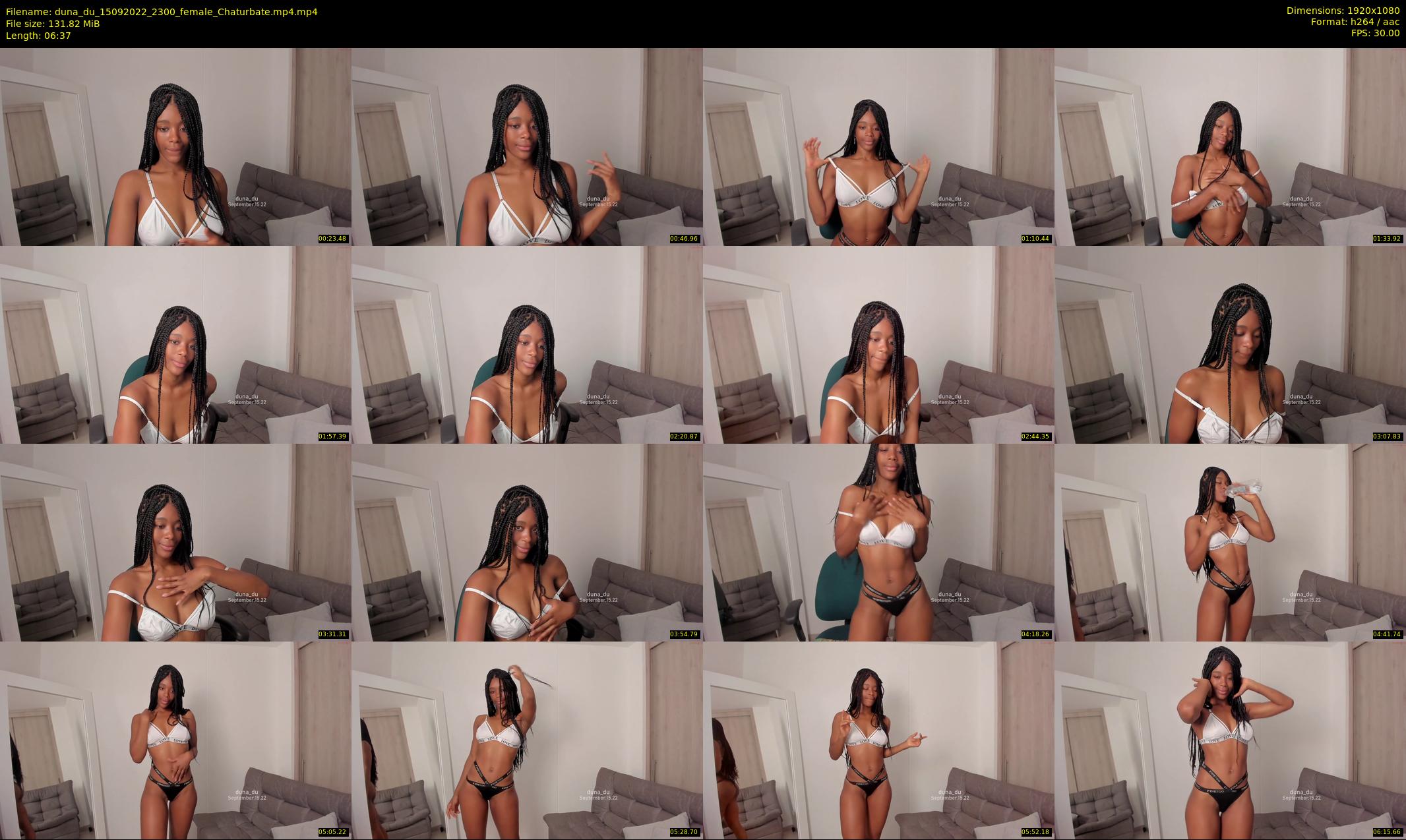 duna_du — 7 minute Chaturbate female cam show recording, 1080p, Sep 15, 2022