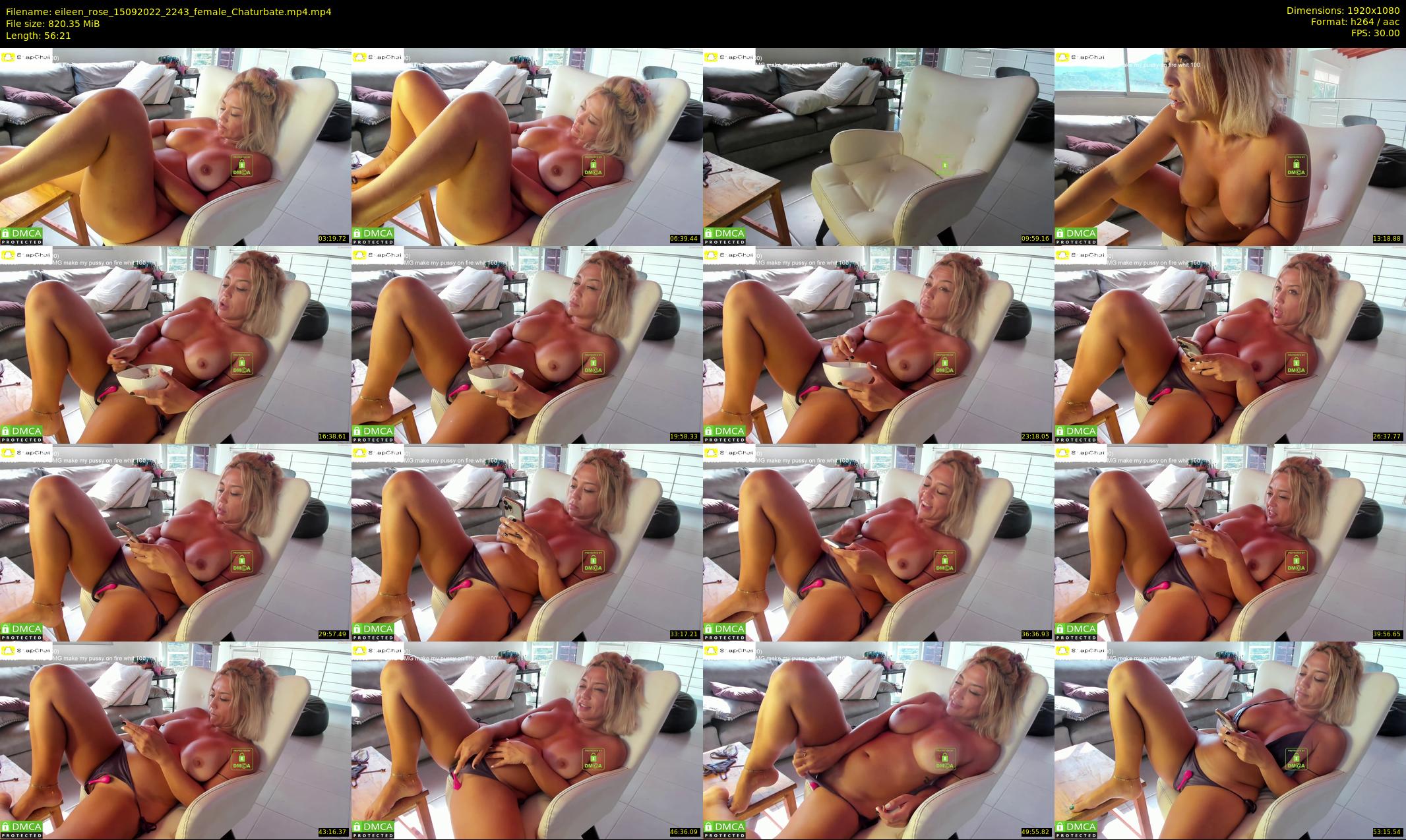 eileen_rose — 57 minute Chaturbate female cam show recording, 1080p, Sep 15, 2022