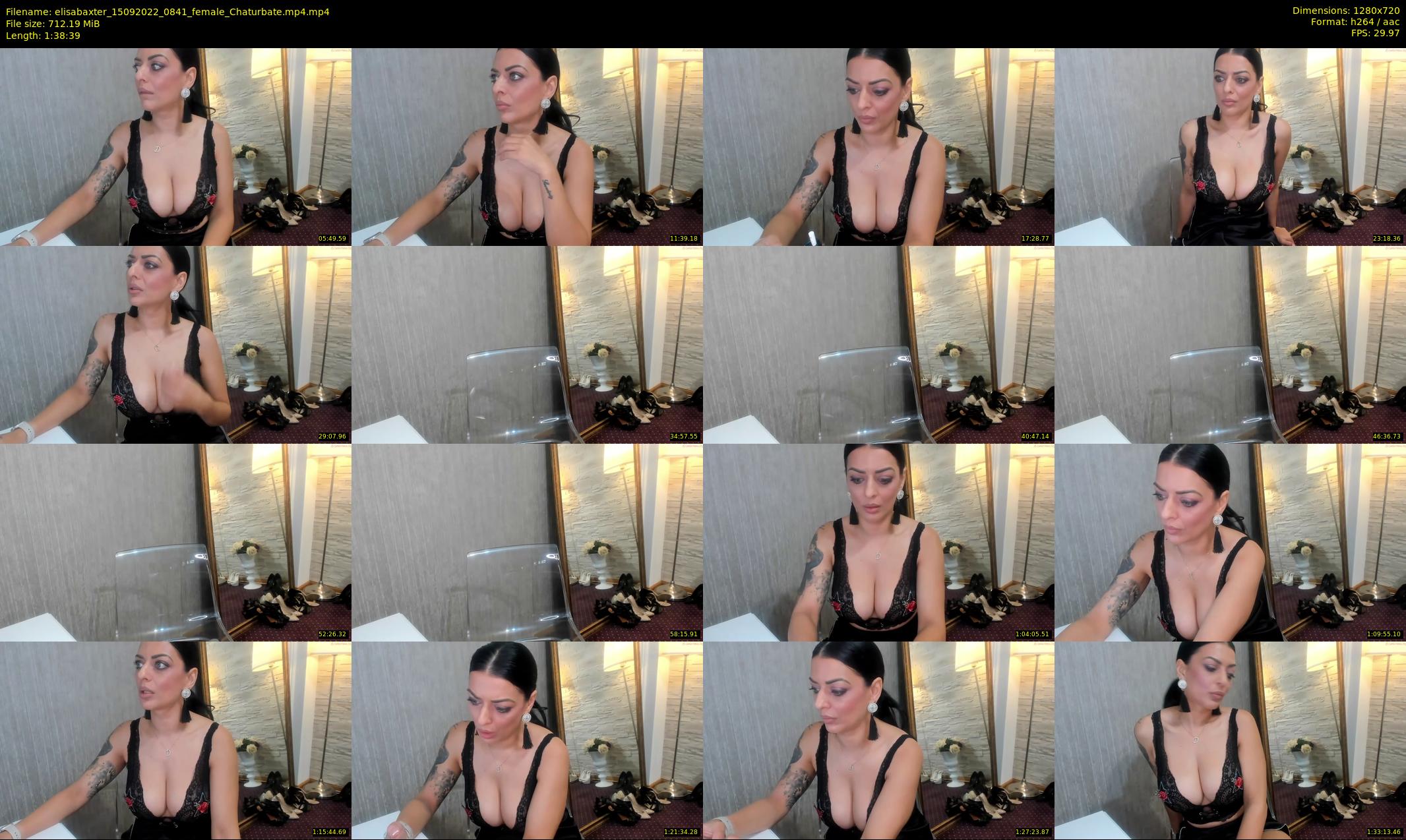 elisabaxter — 99 minute Chaturbate female cam show recording, 720p, Sep 15, 2022