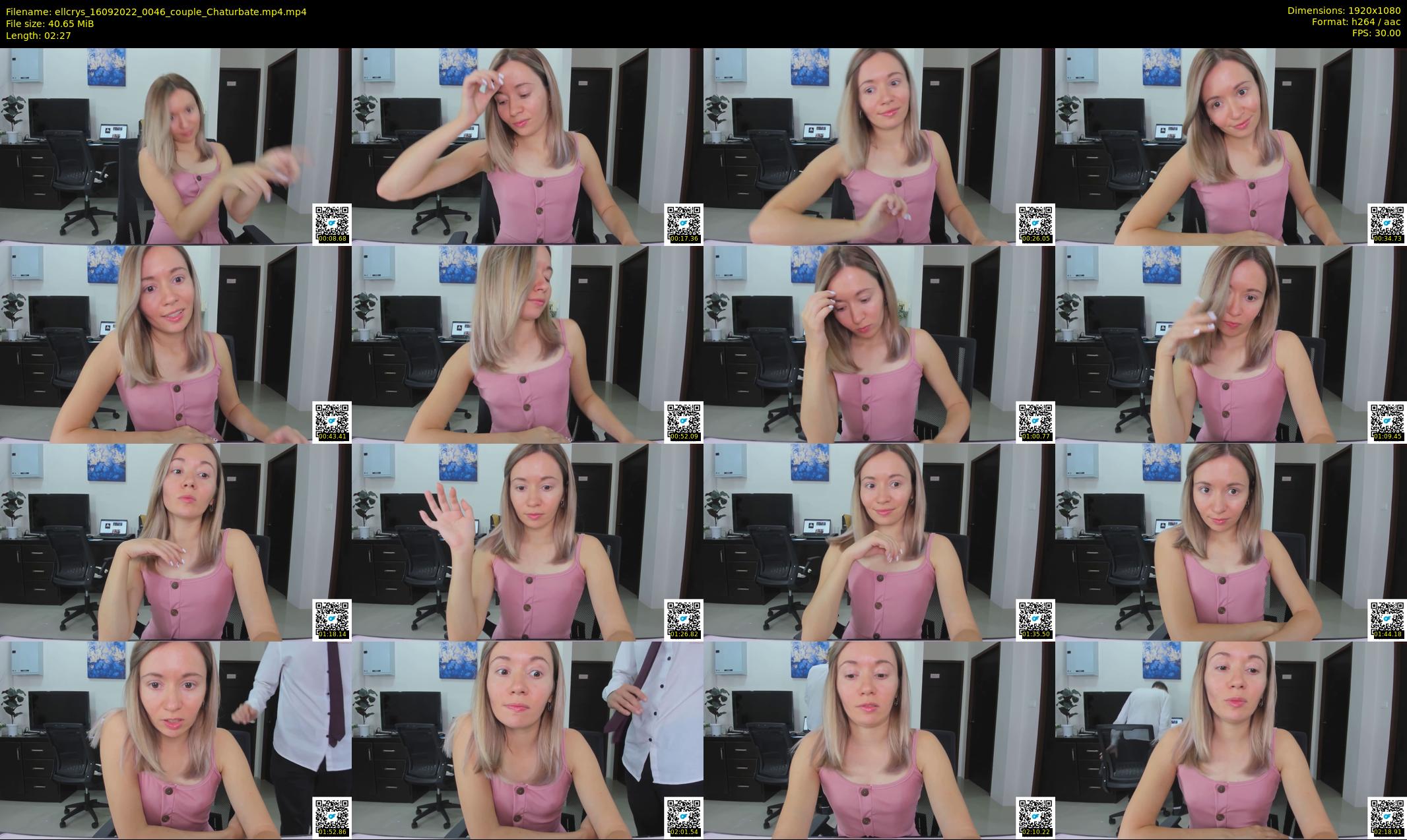 ellcrys — 3 minute Chaturbate couple cam show recording, 1080p, Sep 16, 2022
