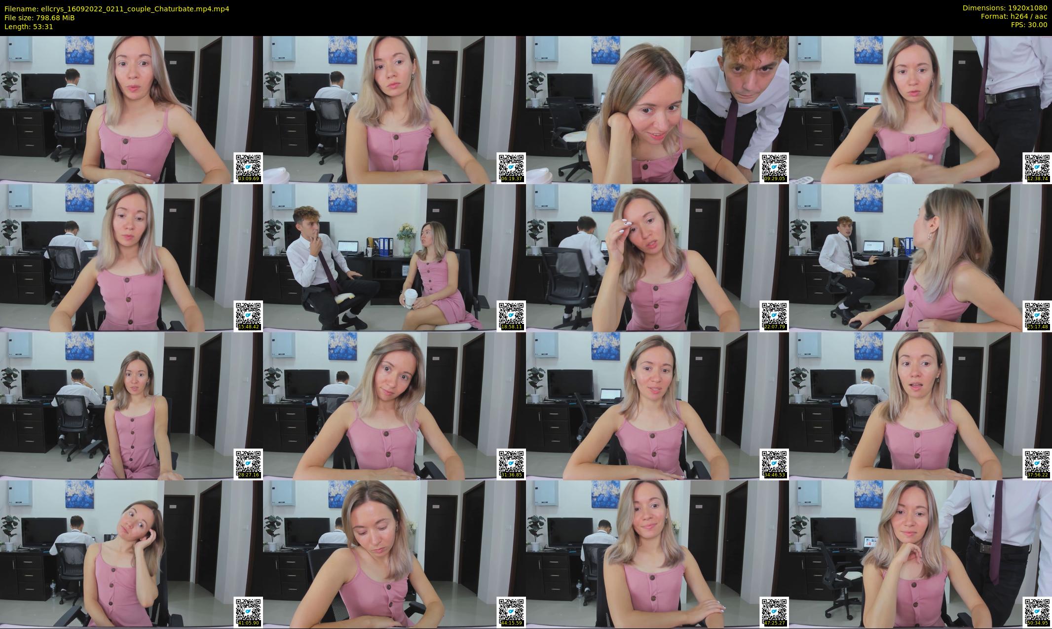ellcrys — 54 minute Chaturbate couple cam show recording, 1080p, Sep 16, 2022